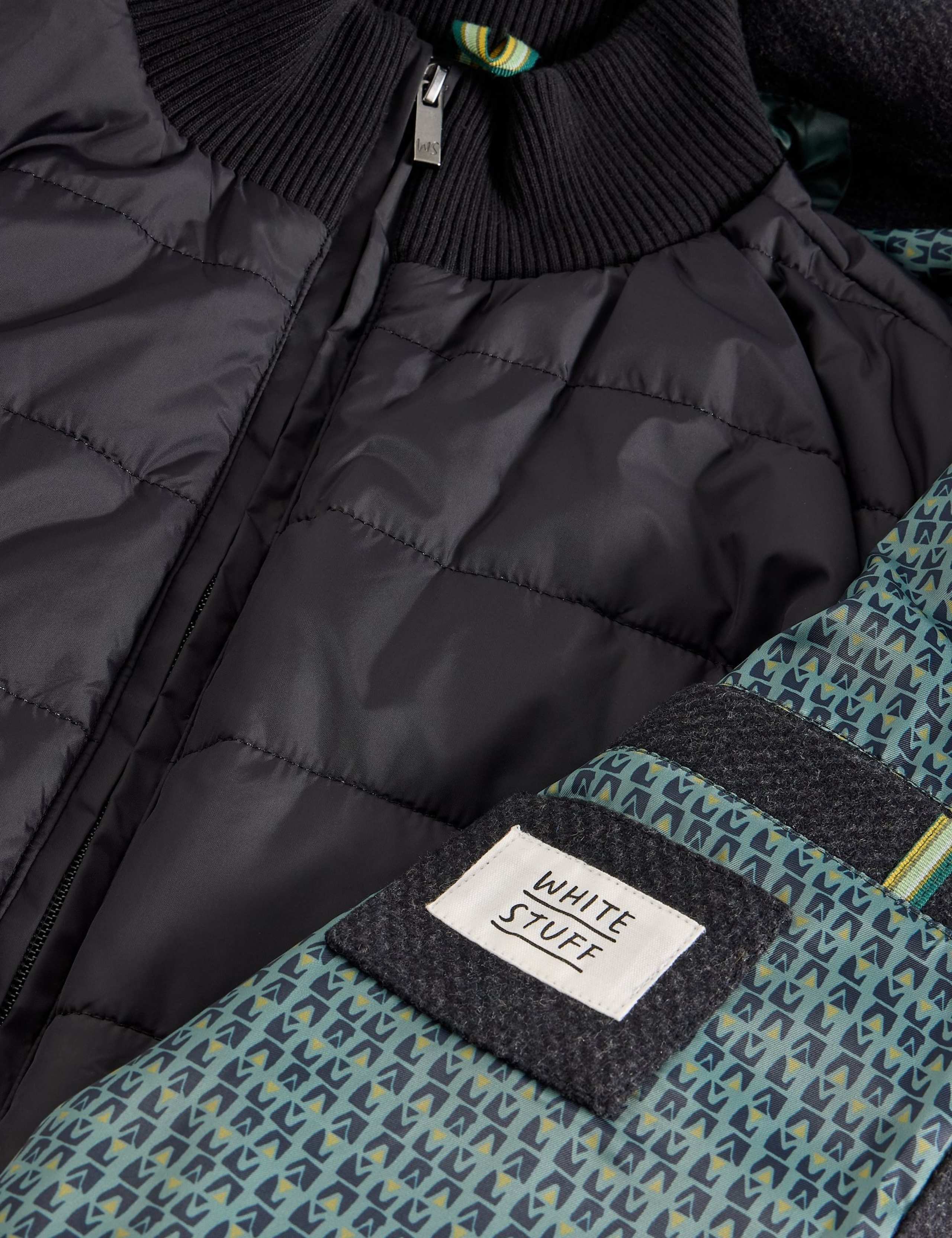 Wool Rich Funnel Neck Overcoat 6 of 7