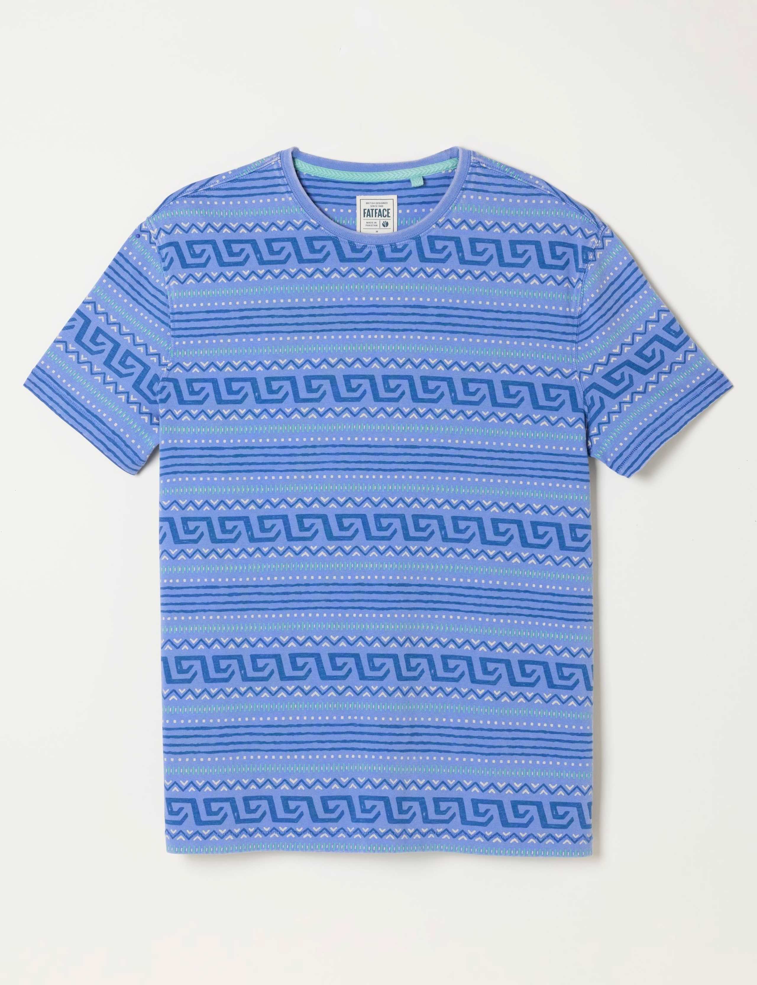 Pure Cotton Graphic Stripe T-Shirt 2 of 6