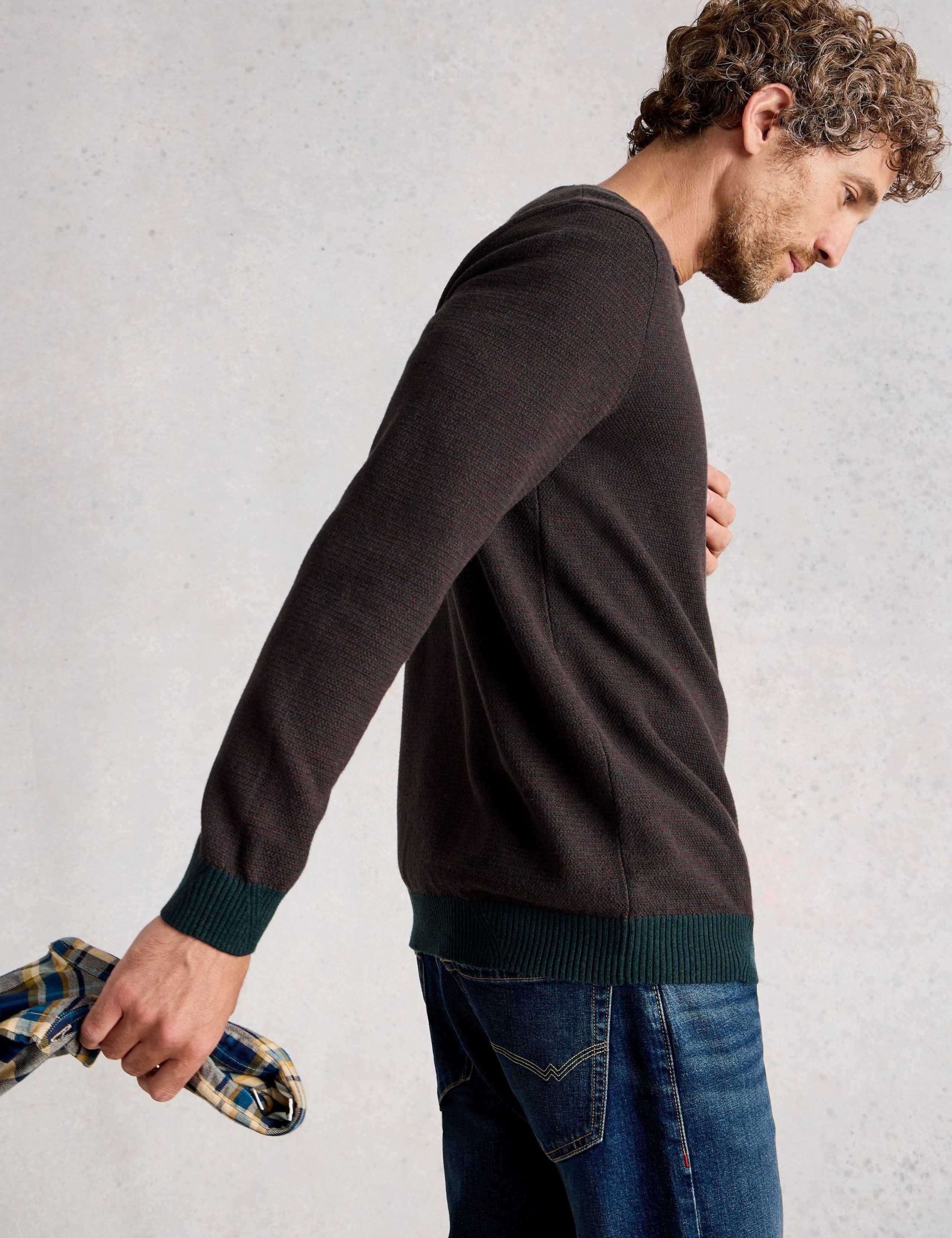 Merino Wool Rich Crew Neck Jumper 6 of 6