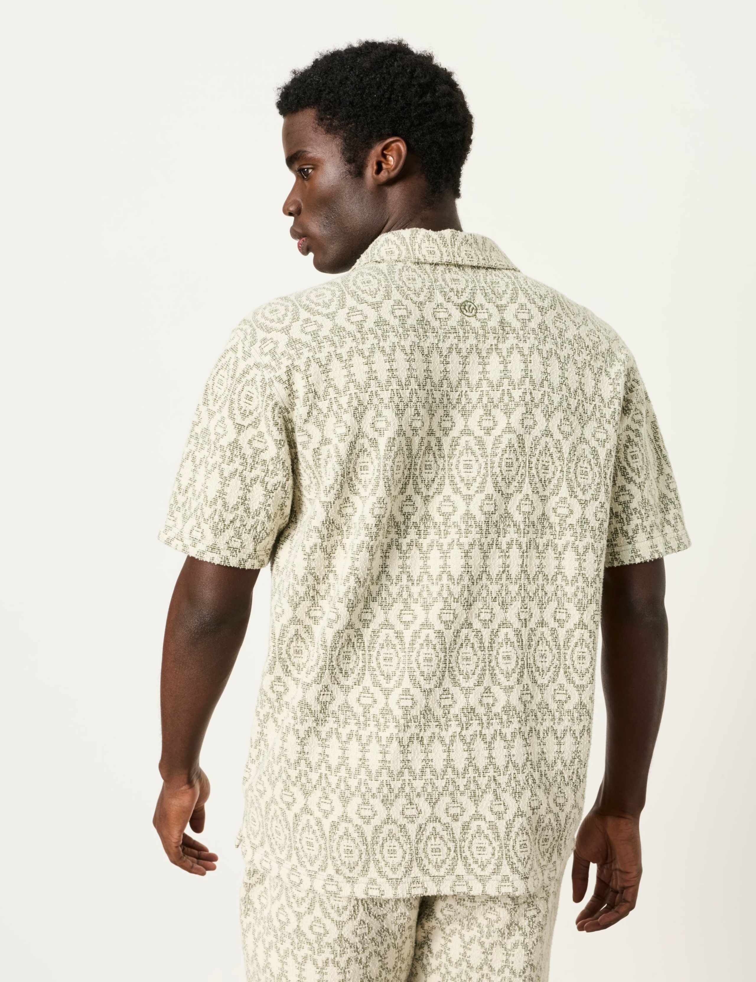 Regular Fit Jacquard Short Sleeve Shirt 3 of 6