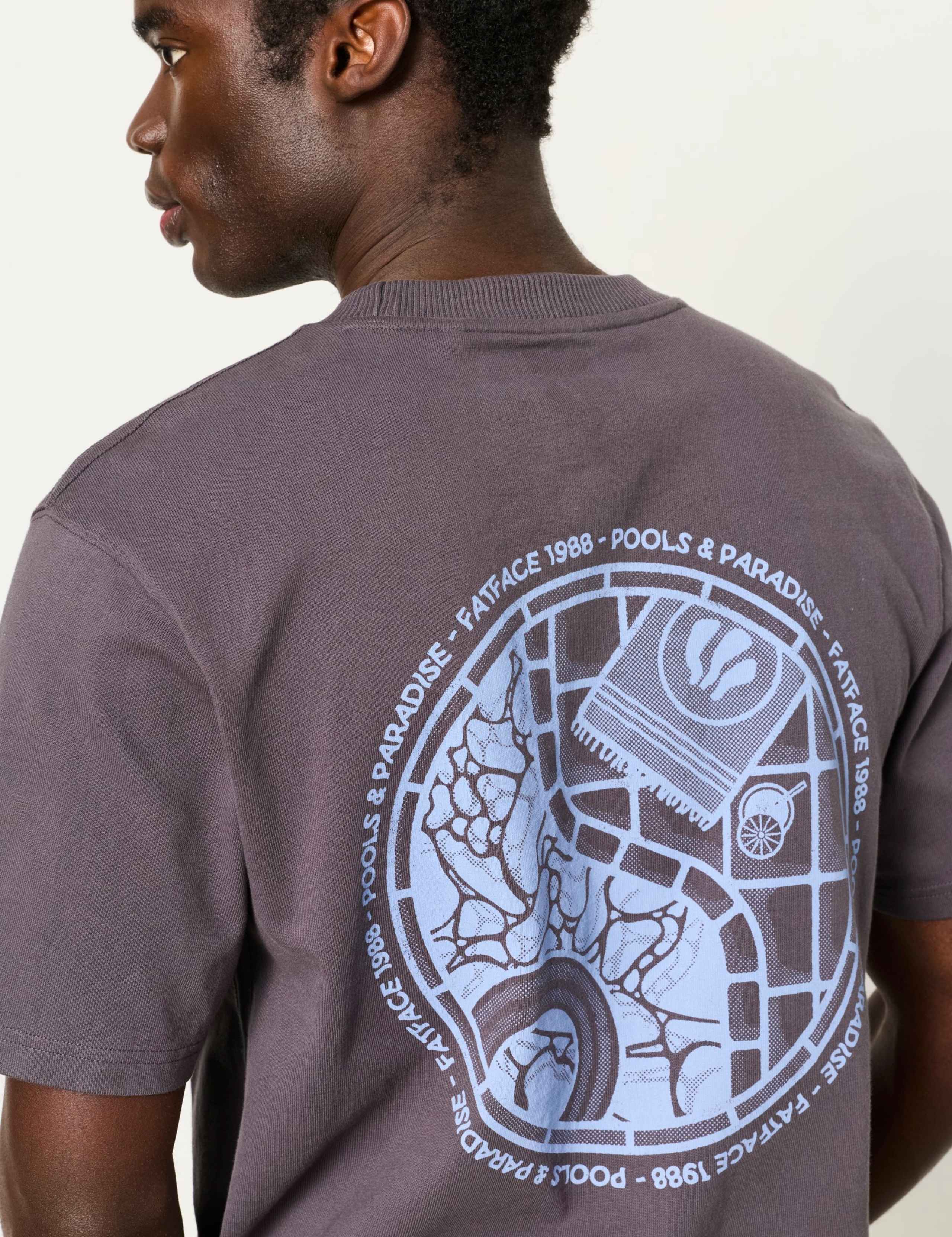 Pure Cotton Pools & Paradise Graphic T-Shirt 4 of 6