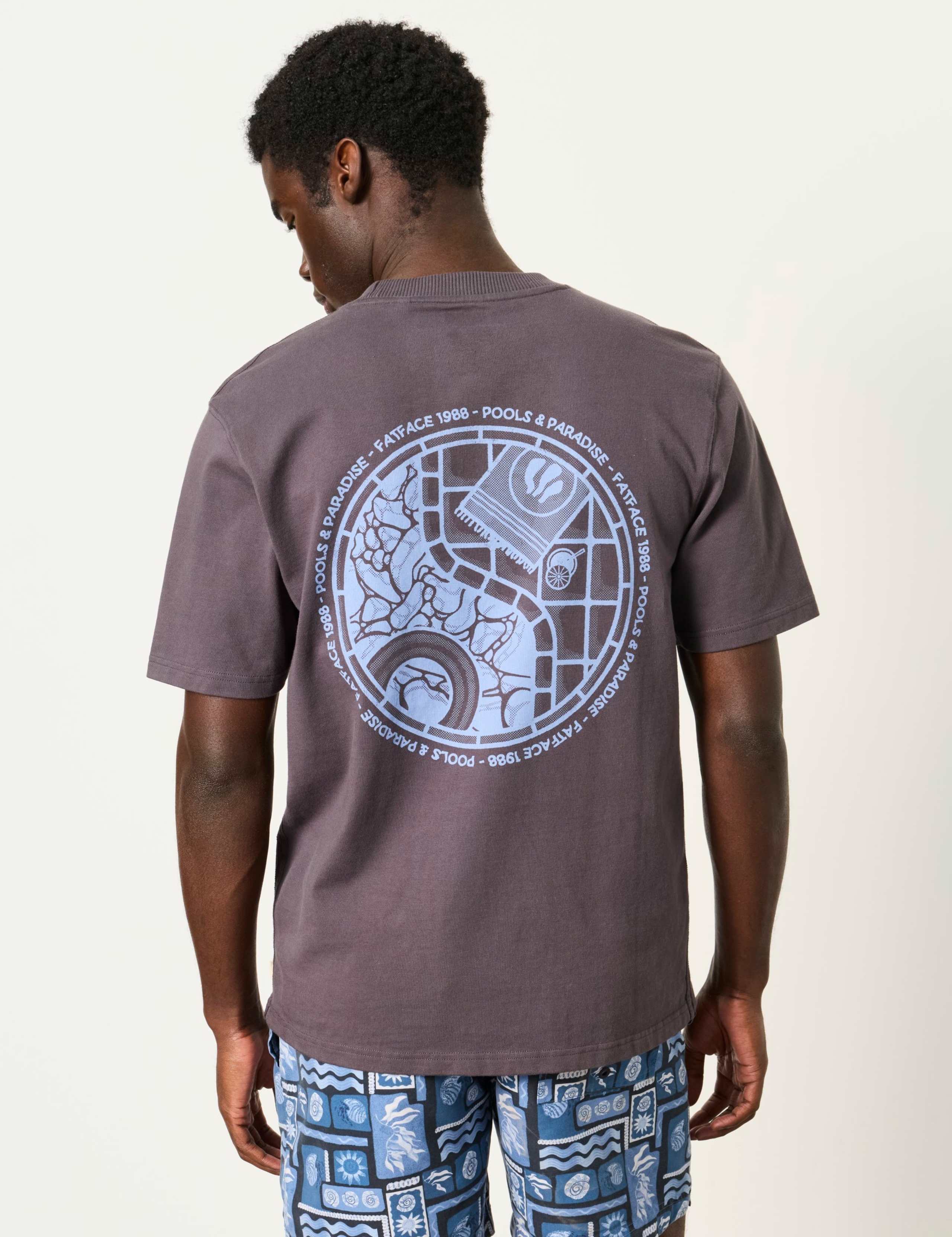 Pure Cotton Pools & Paradise Graphic T-Shirt 5 of 6