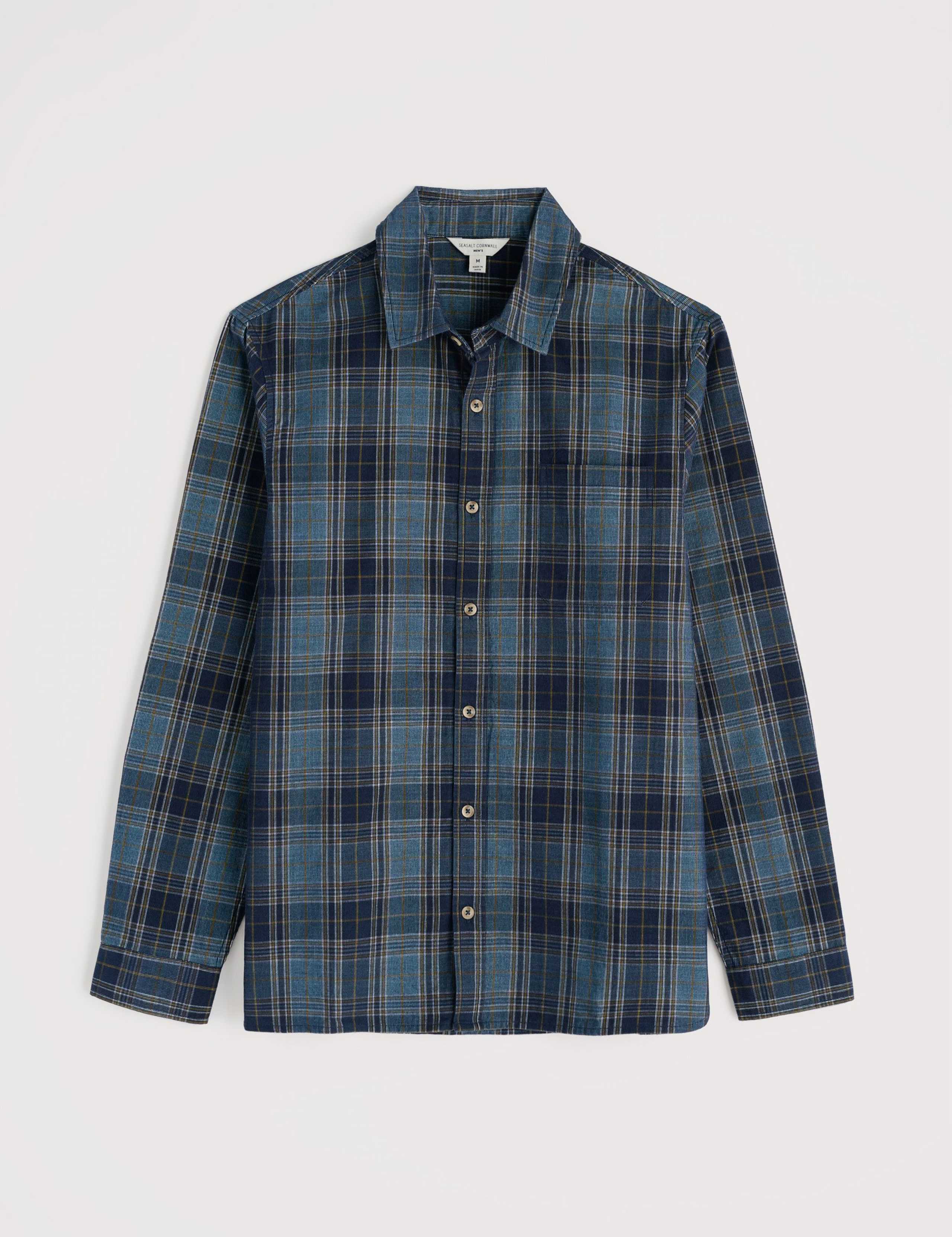 Regular Fit Corduroy Checked Shirt 2 of 5