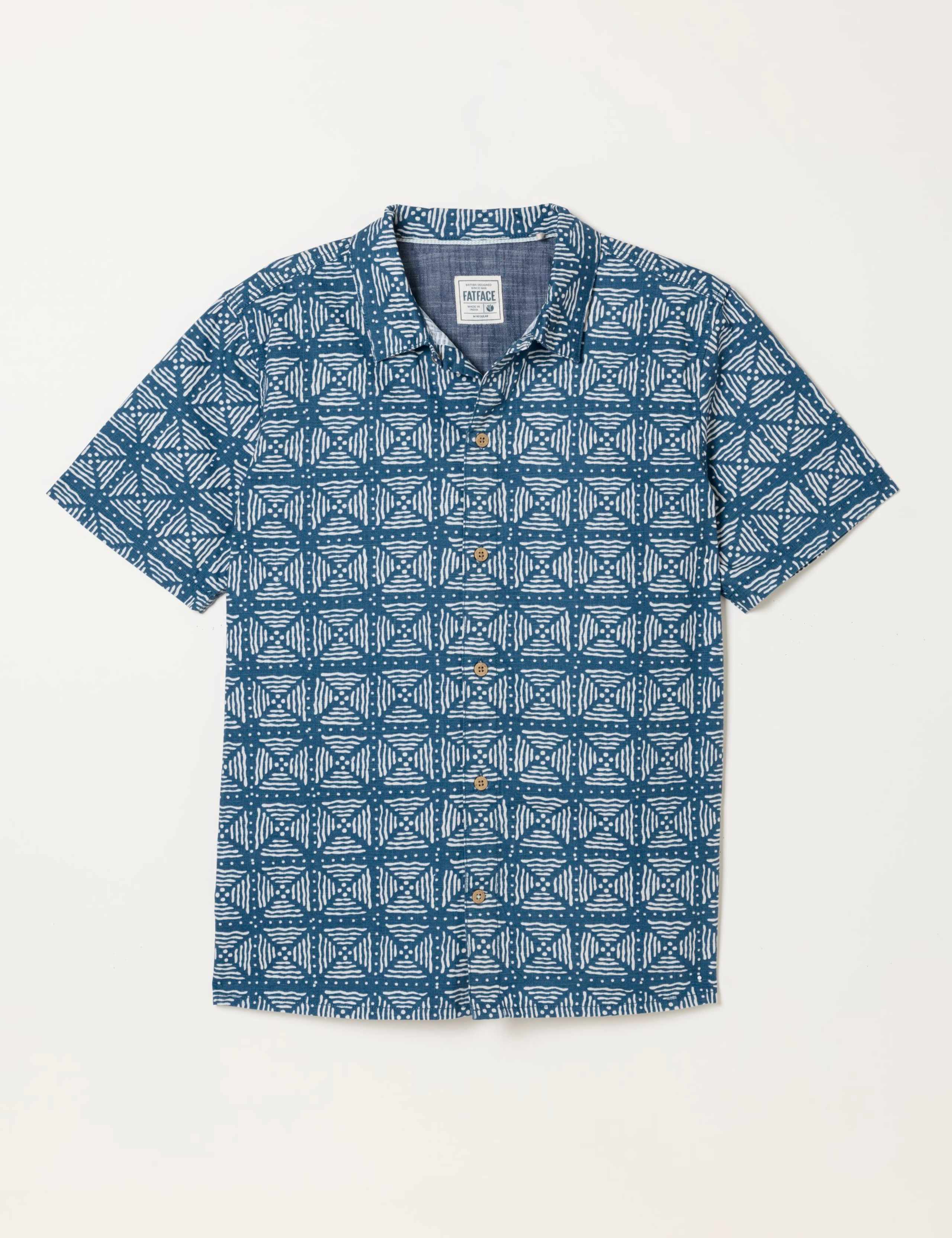 Regular Fit Geometric Print Short Sleeve Shirt 2 of 6