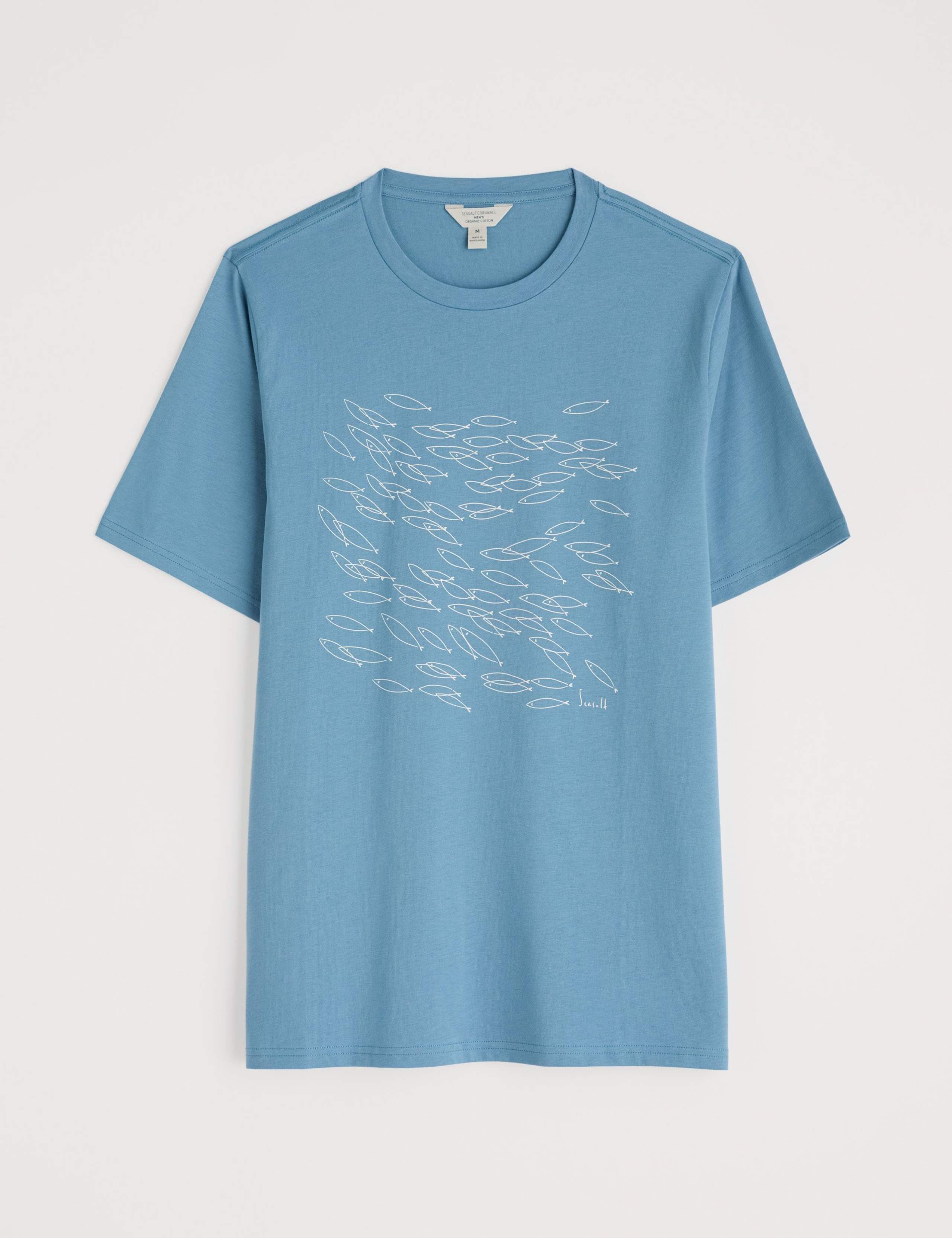 Pure Cotton Shoal Graphic T-Shirt 2 of 5