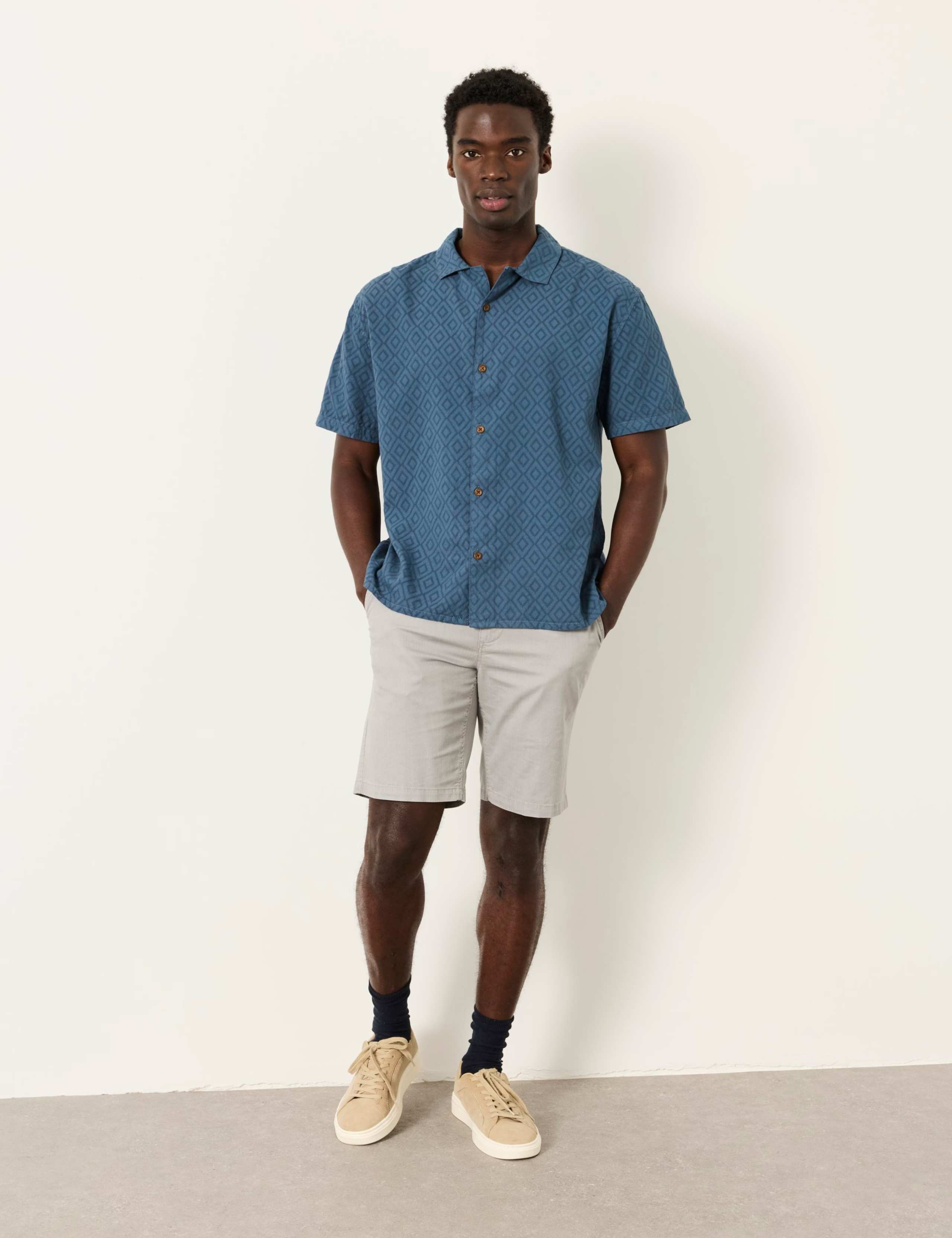 Relaxed Fit Embroidered Short Sleeve Shirt 3 of 6