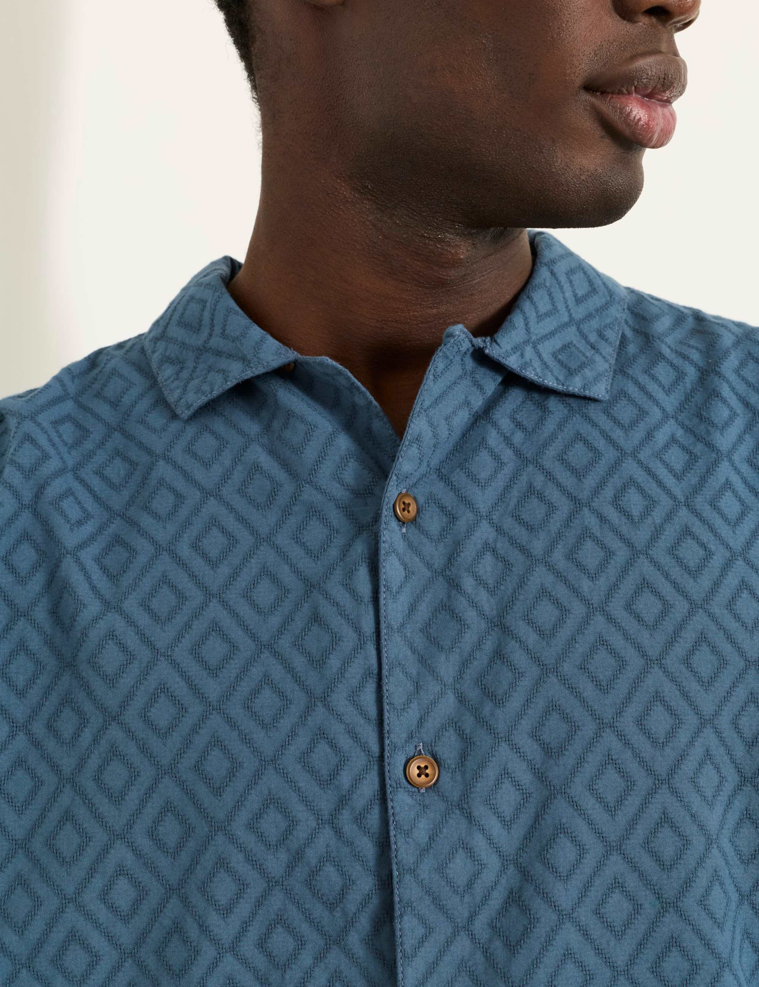 Relaxed Fit Embroidered Short Sleeve Shirt 4 of 6