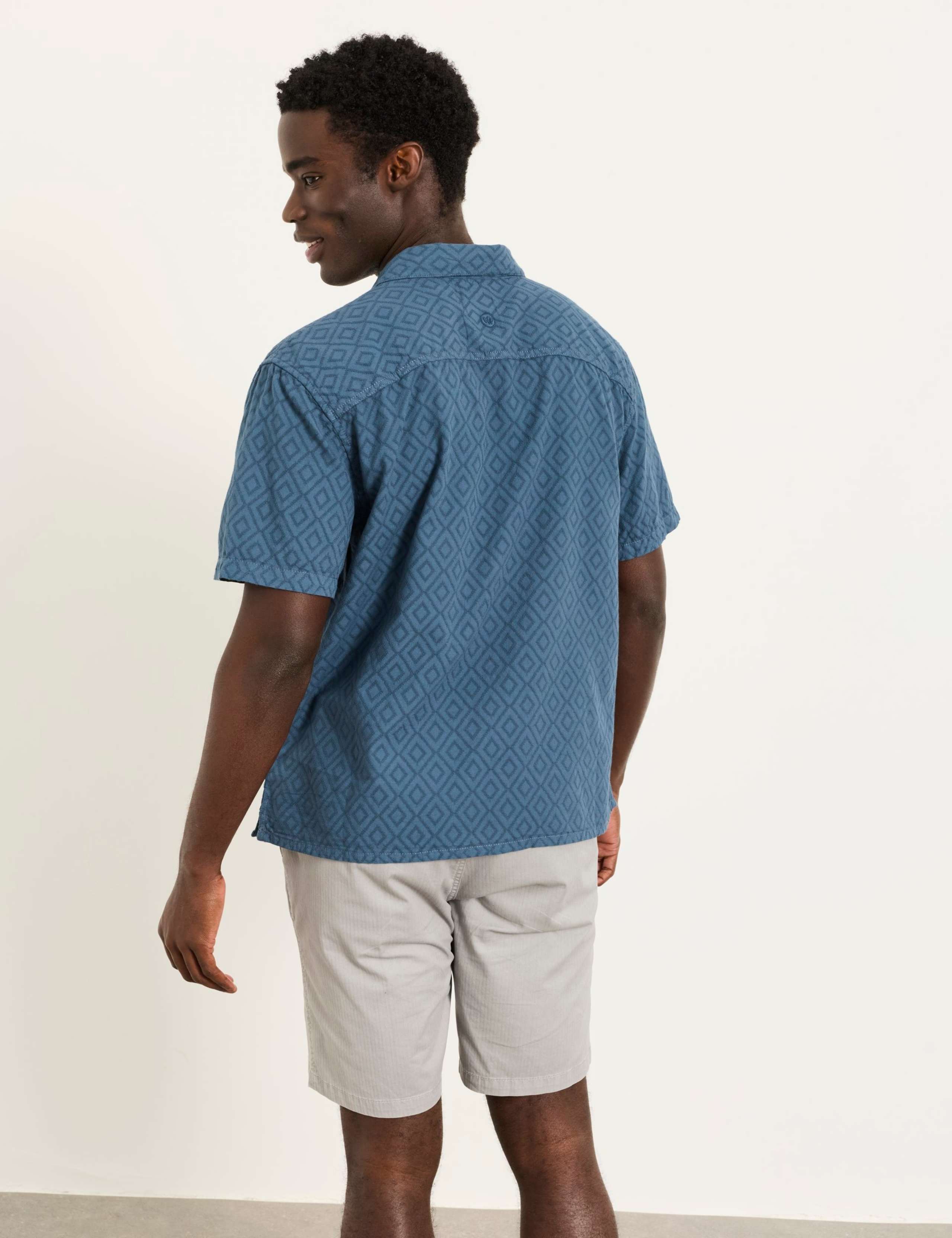Relaxed Fit Embroidered Short Sleeve Shirt 5 of 6