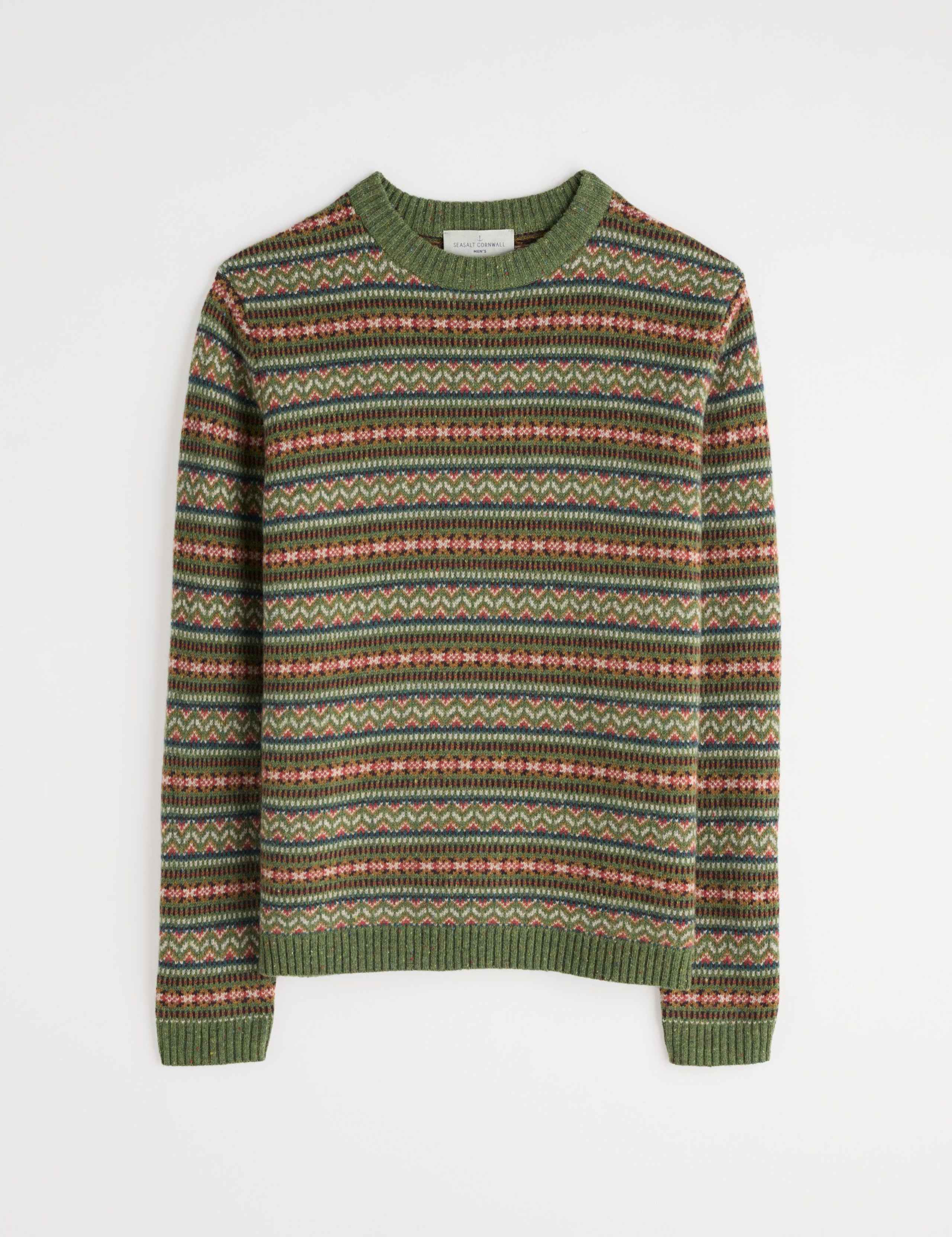Lambswool Rich Fair Isle Crew Neck Jumper 2 of 6