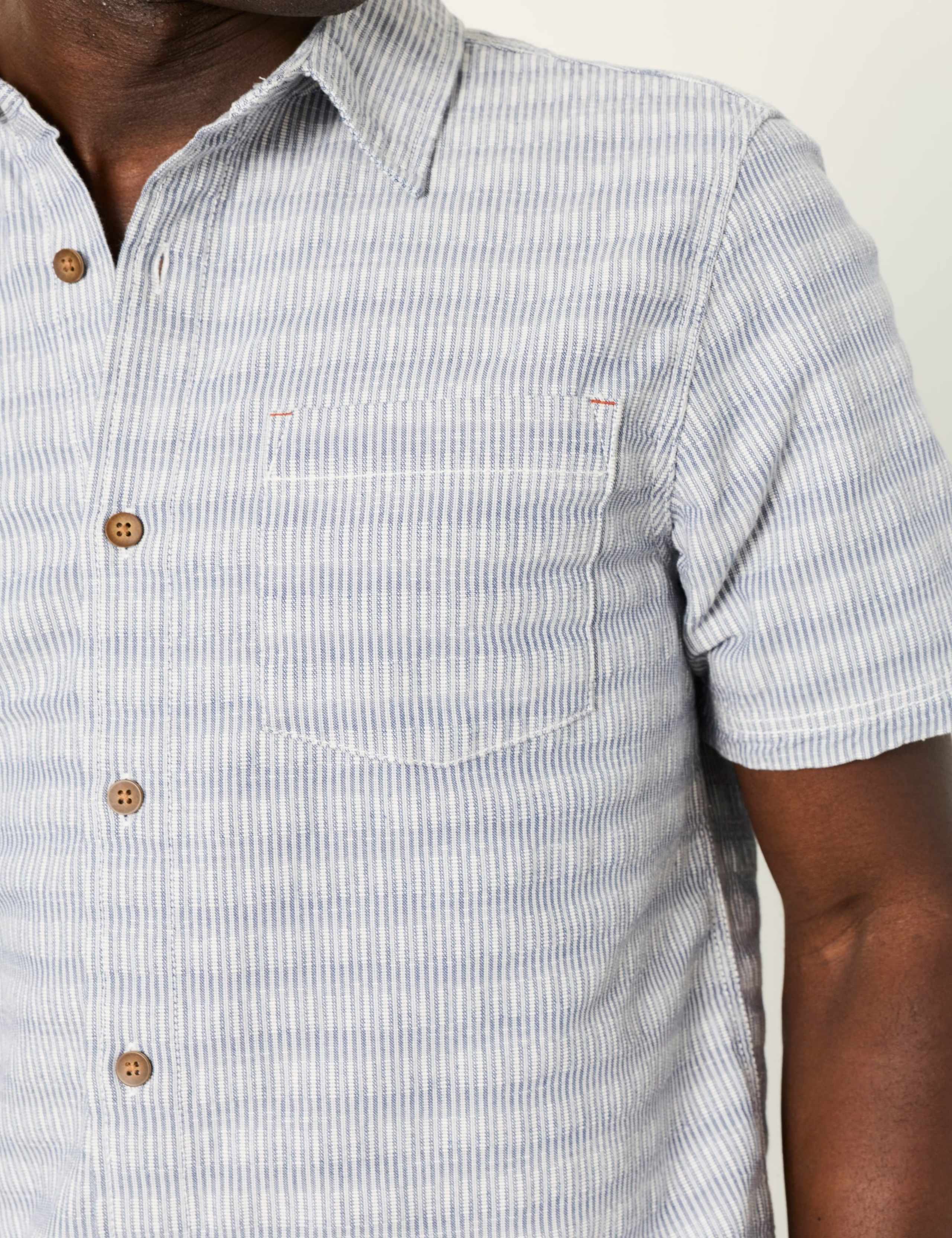 Regular Fit Striped Short Sleeve Shirt 6 of 6