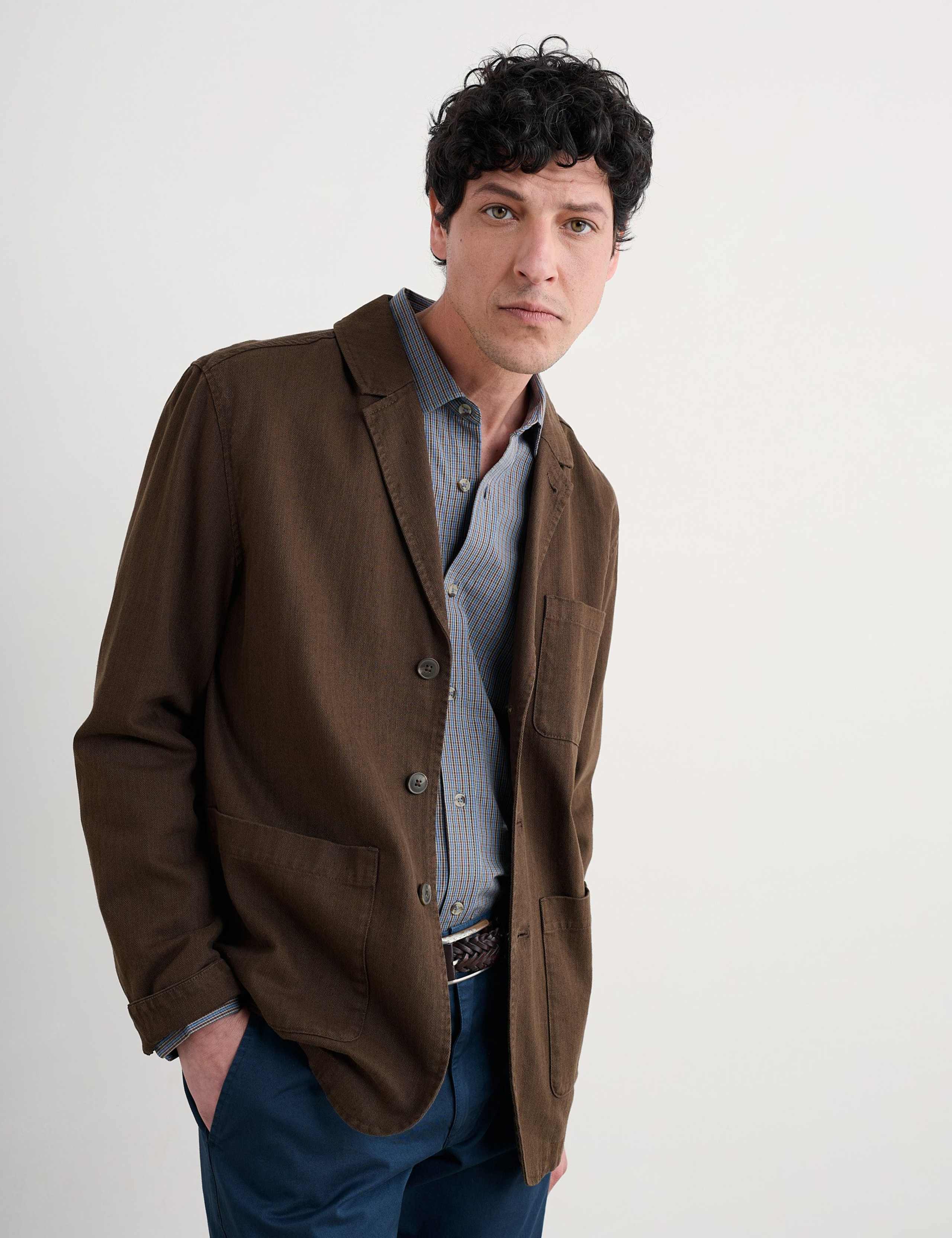 Linen Rich Revere Jacket 1 of 5