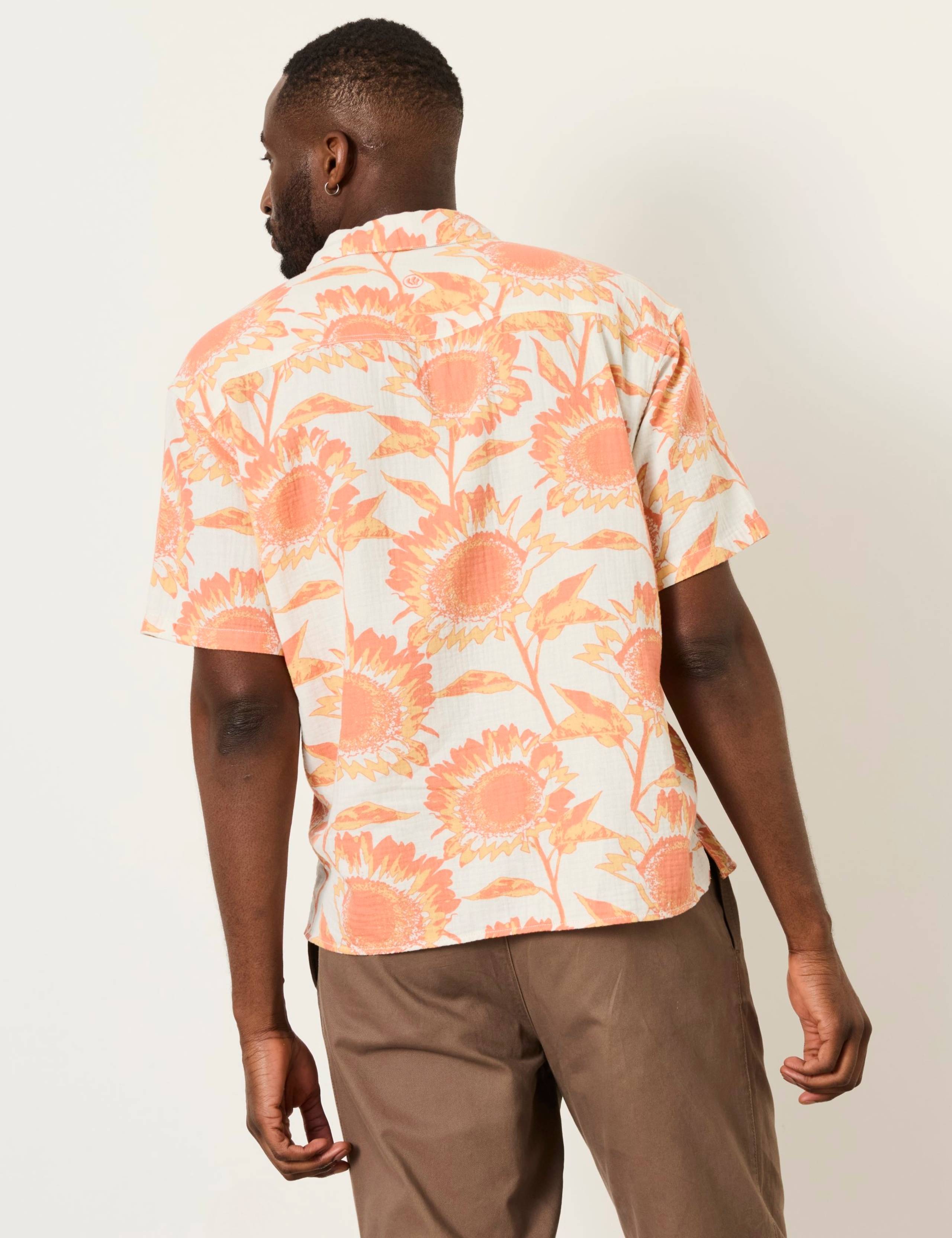 Relaxed Fit Pure Cotton Short Sleeve Shirt 4 of 7