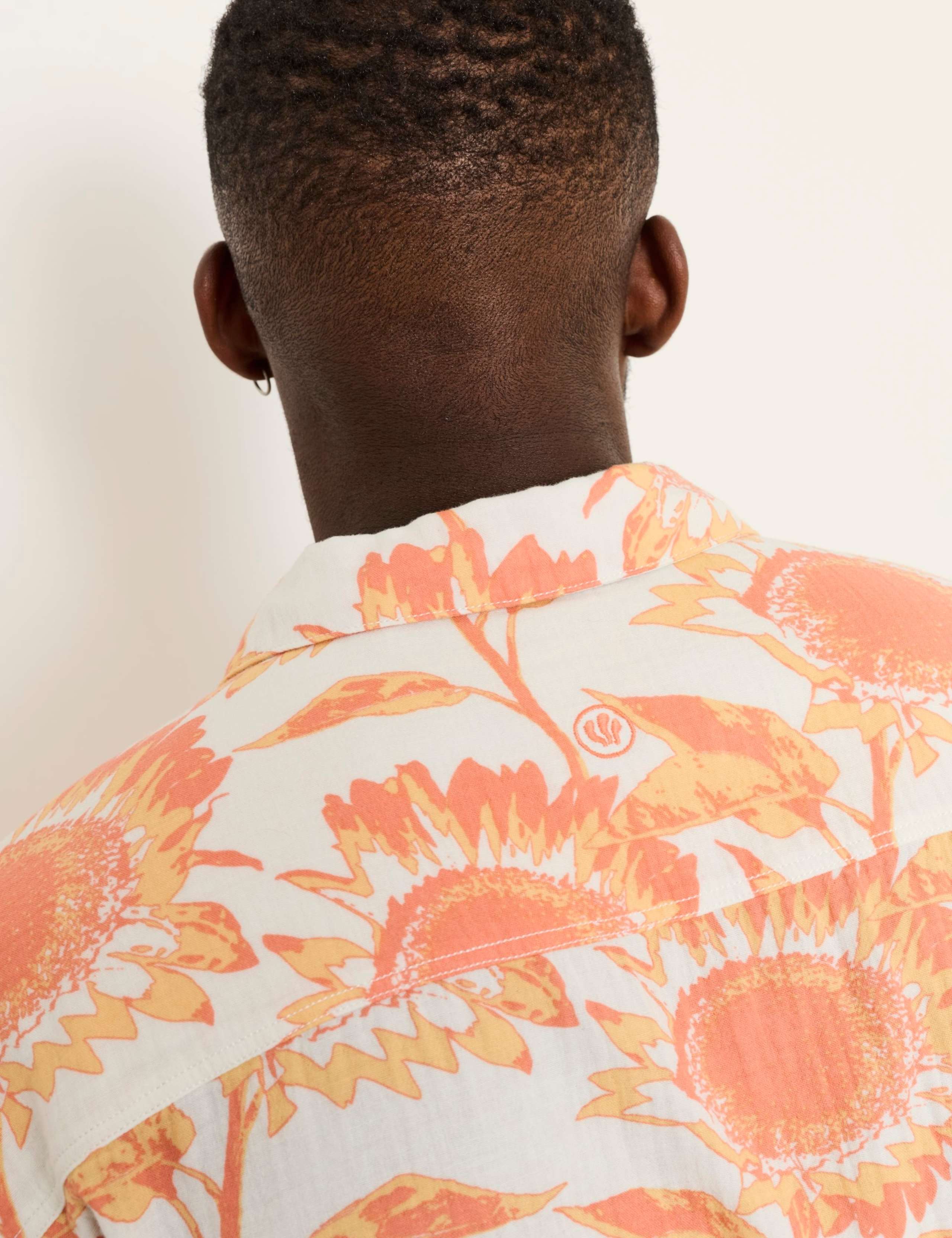 Relaxed Fit Pure Cotton Short Sleeve Shirt 6 of 7