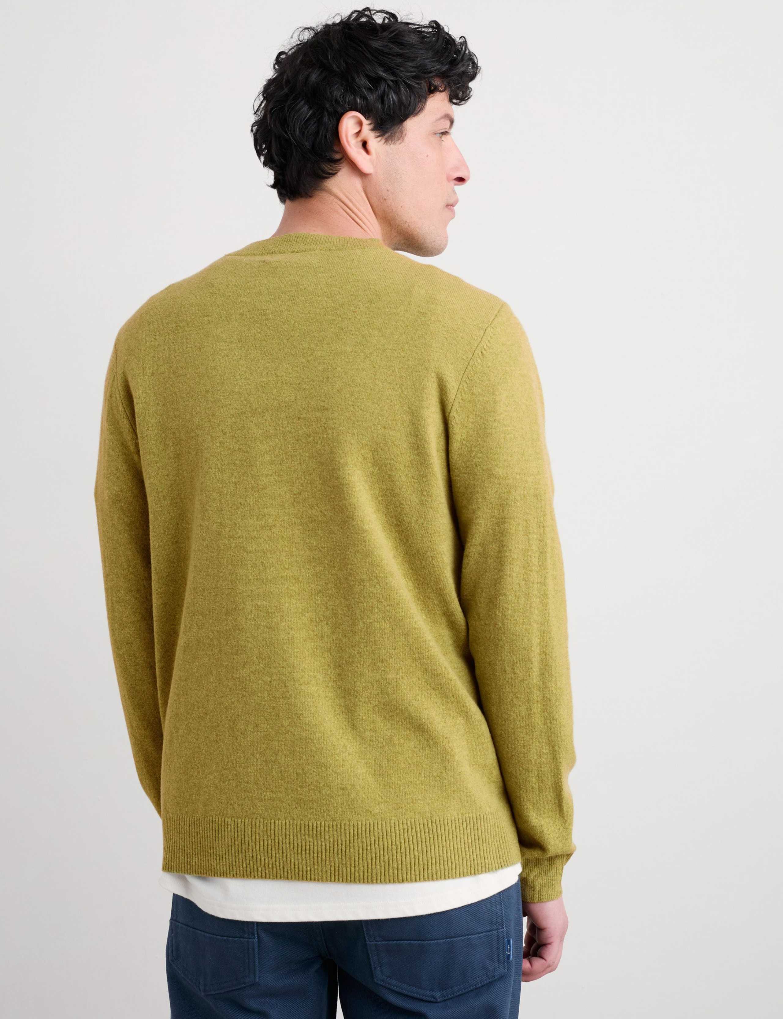 Merino Wool Rich Crew Neck Jumper 3 of 5