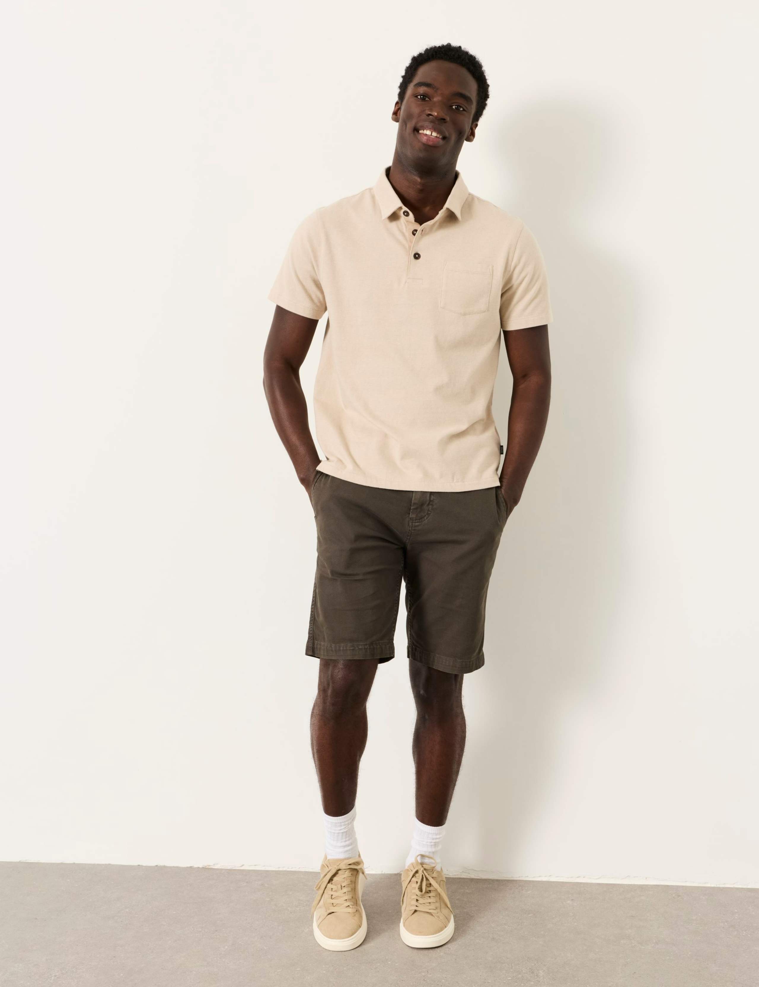 Pure Cotton Striped Polo Shirt 3 of 6