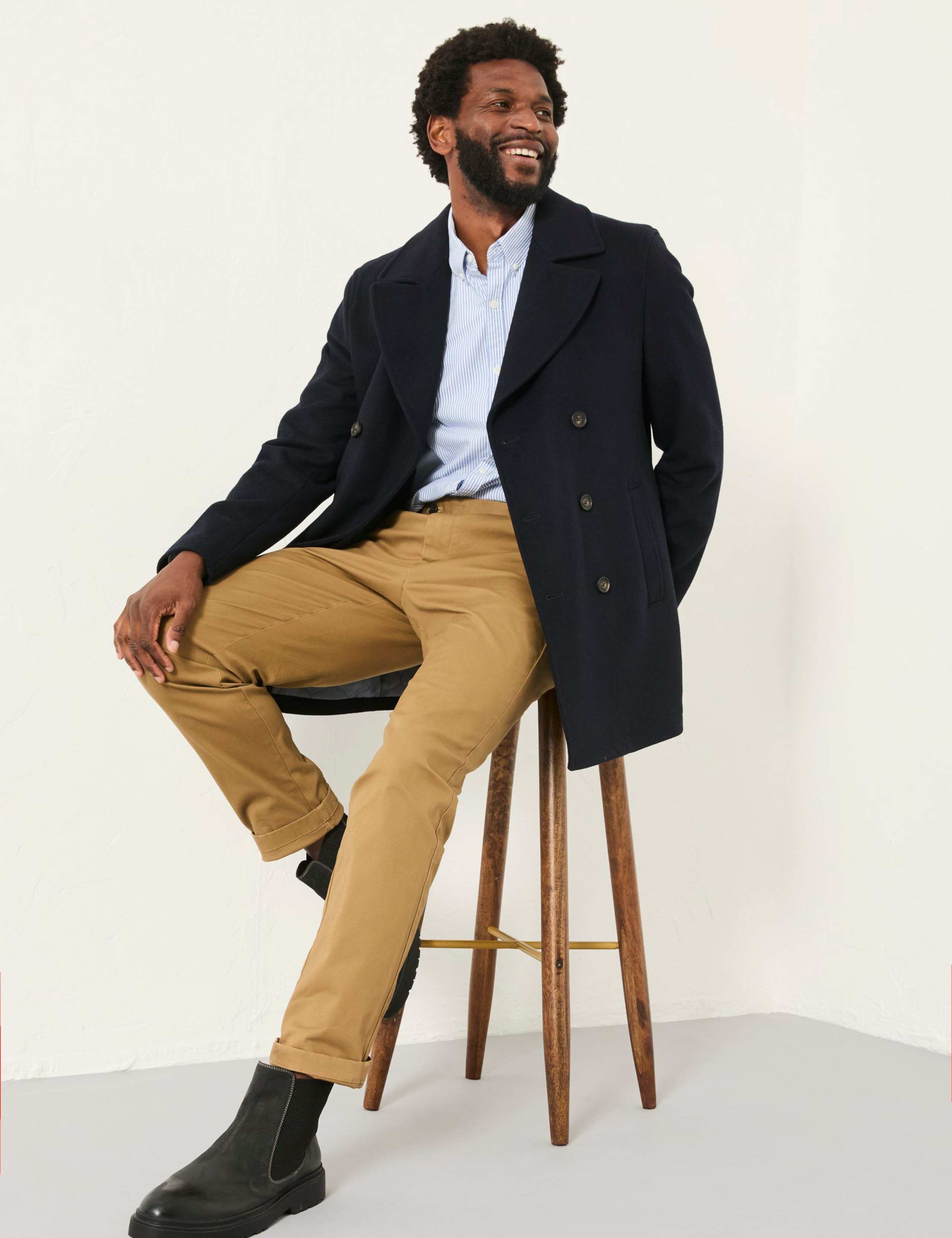 Wool Rich Peacoat 3 of 5