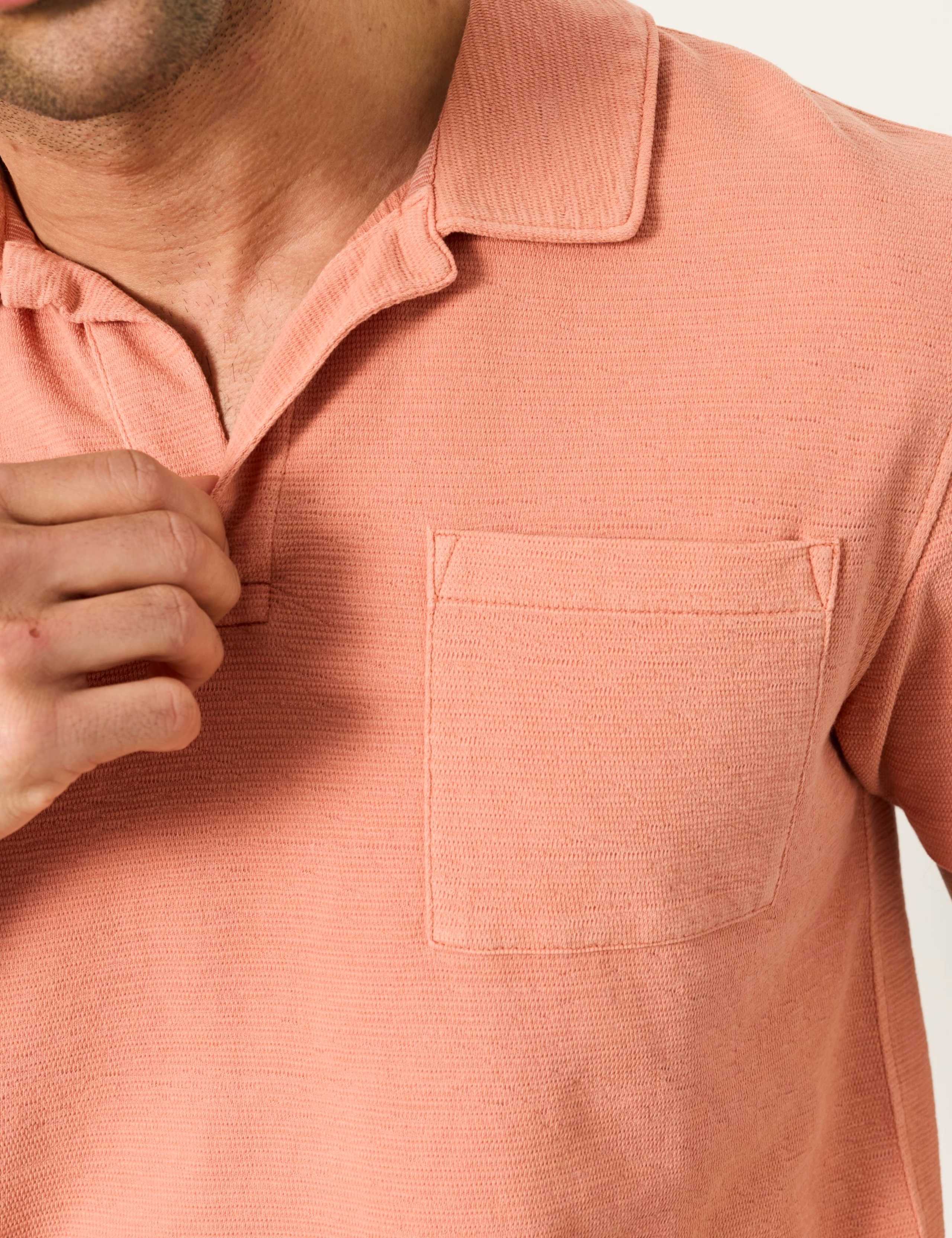Cotton Rich Textured Polo Shirt 5 of 6