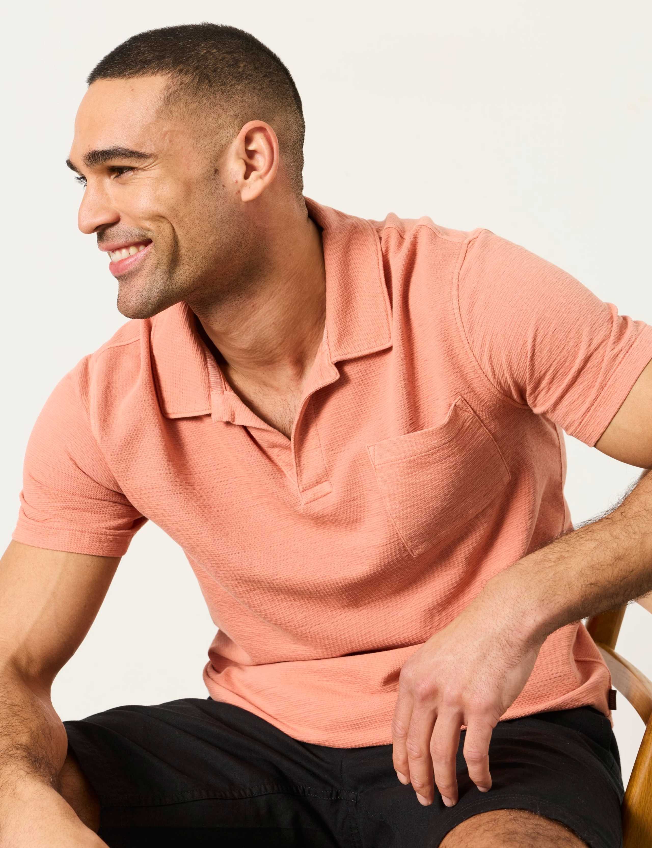 Cotton Rich Textured Polo Shirt 6 of 6