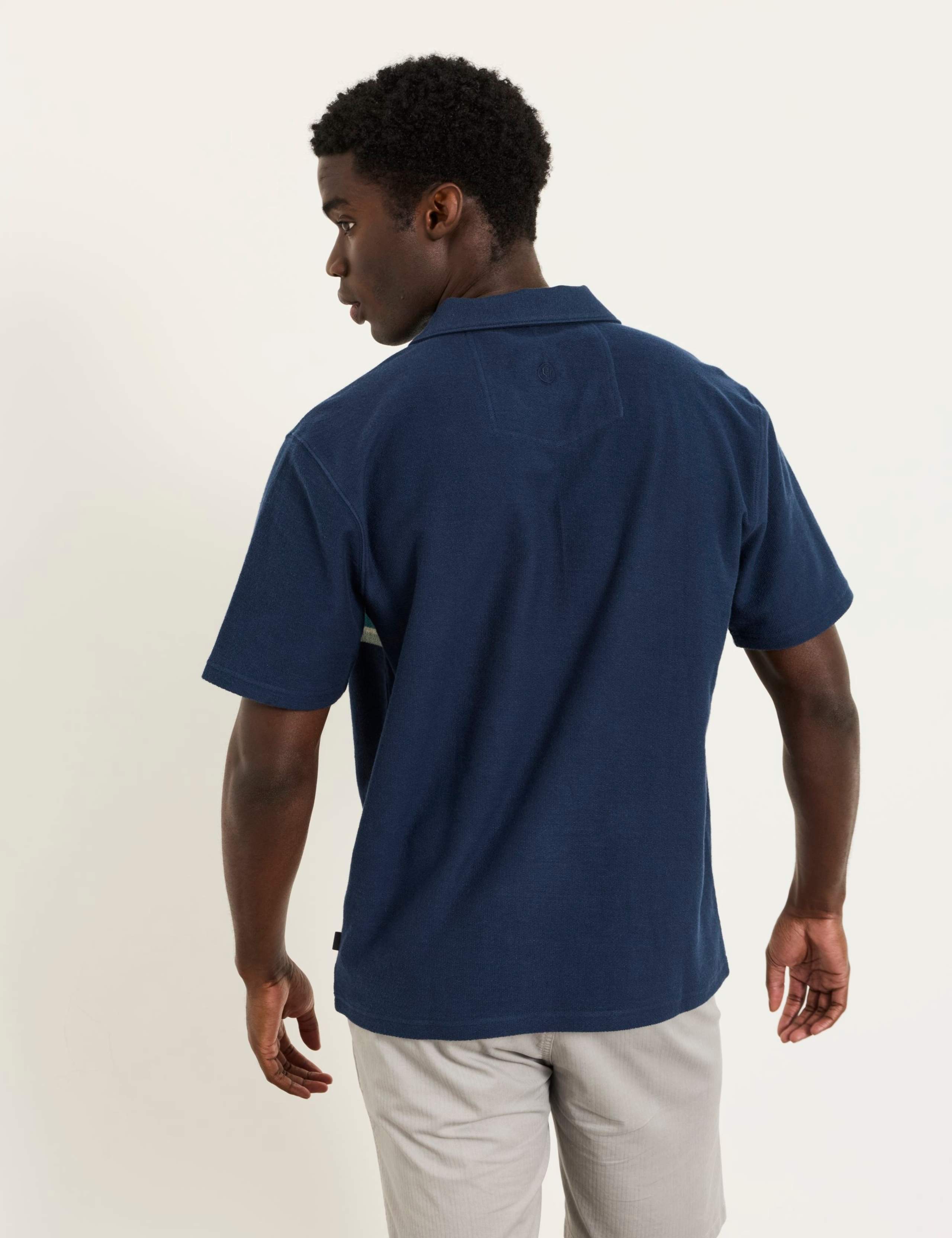 Pure Cotton Striped Polo Shirt 3 of 5