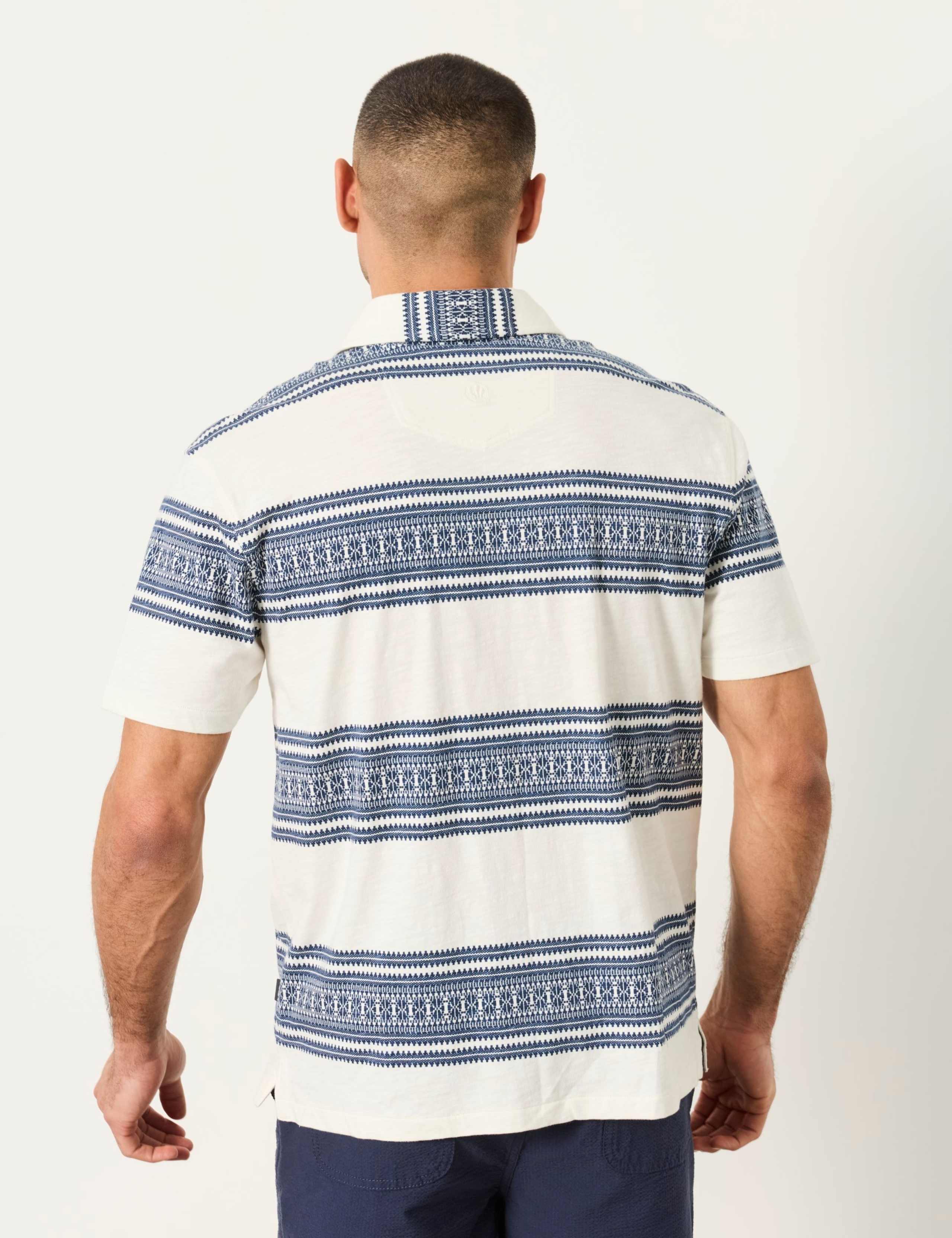Pure Cotton Striped Short Sleeve Shirt 3 of 6