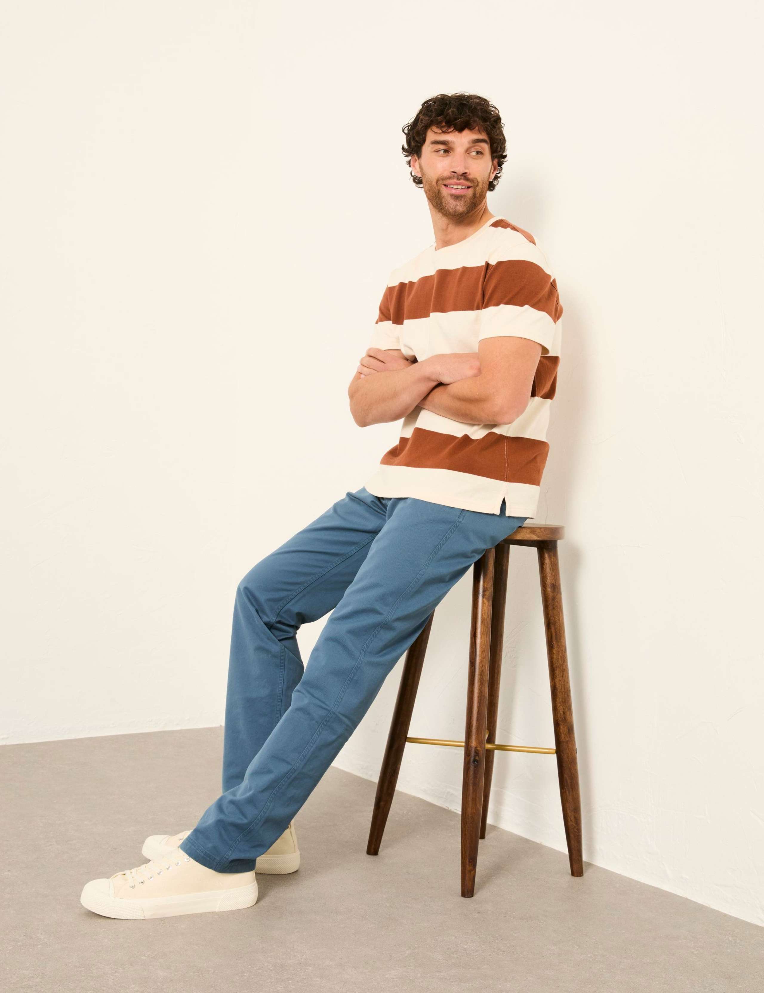 Relaxed Fit Pure Cotton Chinos 1 of 6