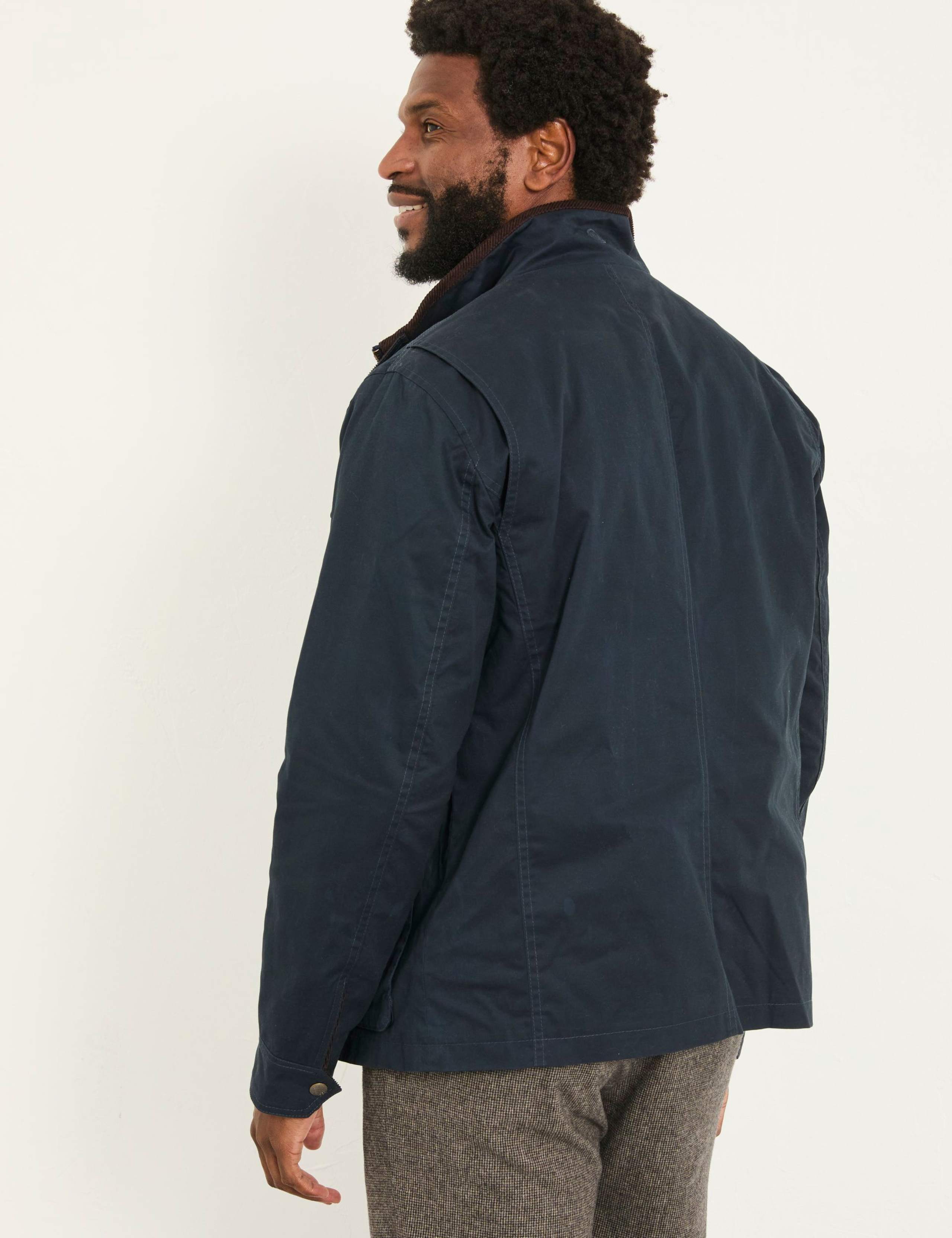 Pure Cotton Funnel Neck Utility Jacket 5 of 6