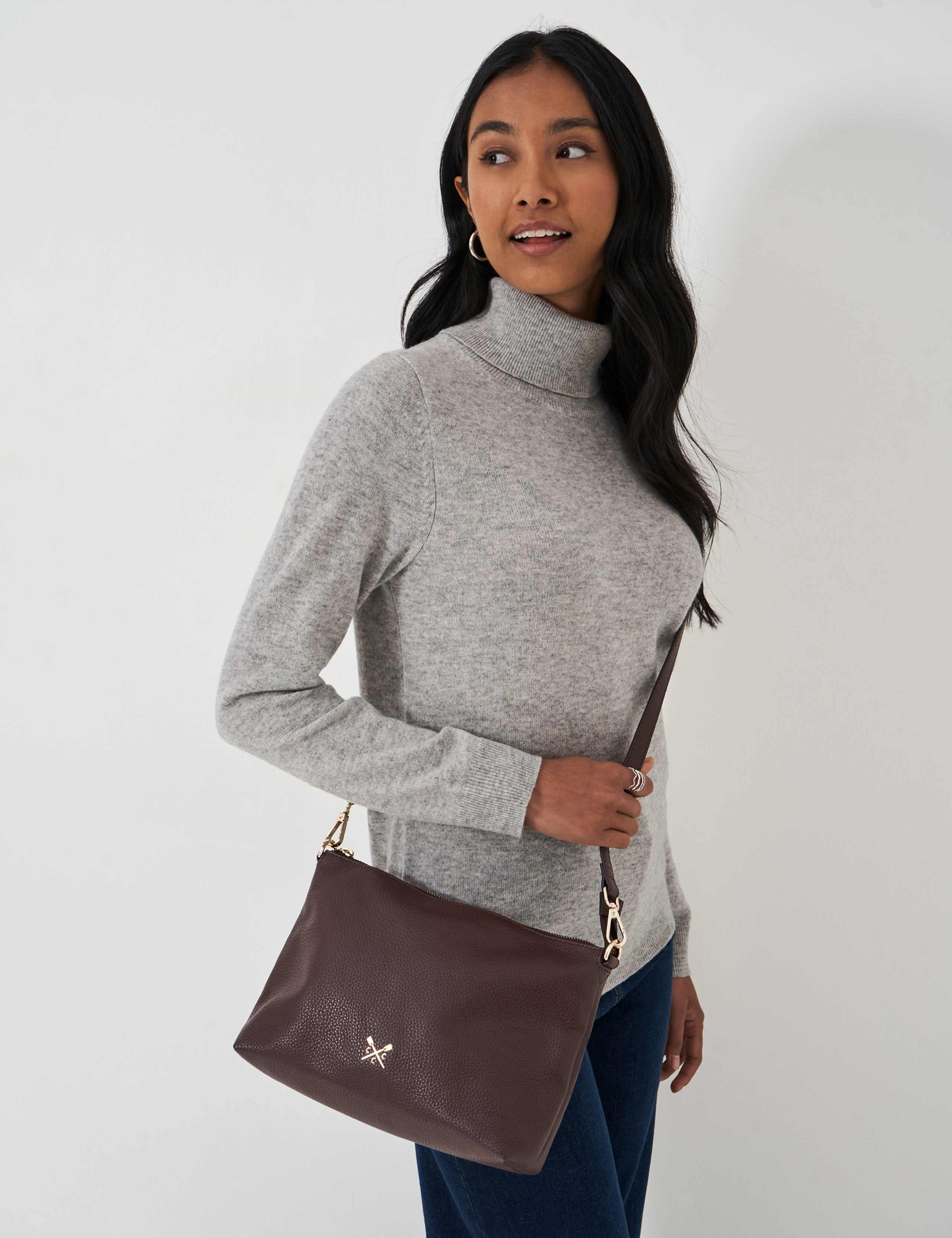 Leather Cross Body Bag 1 of 4