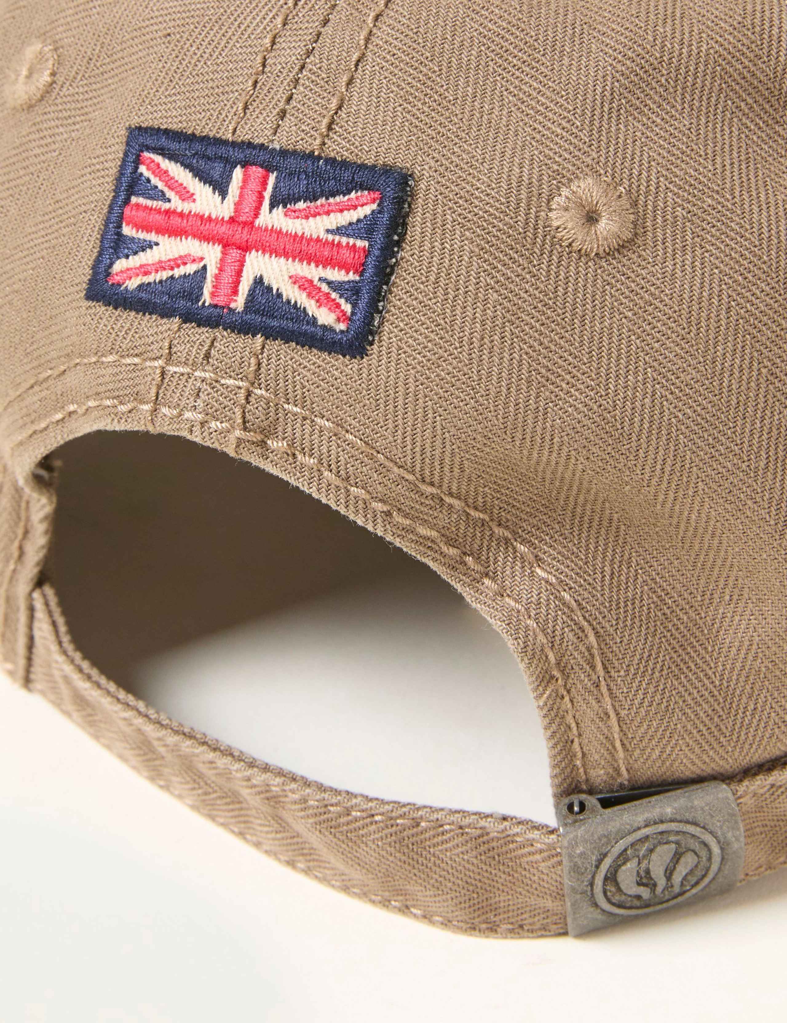 Pure Cotton Herringbone Baseball Cap 3 of 4