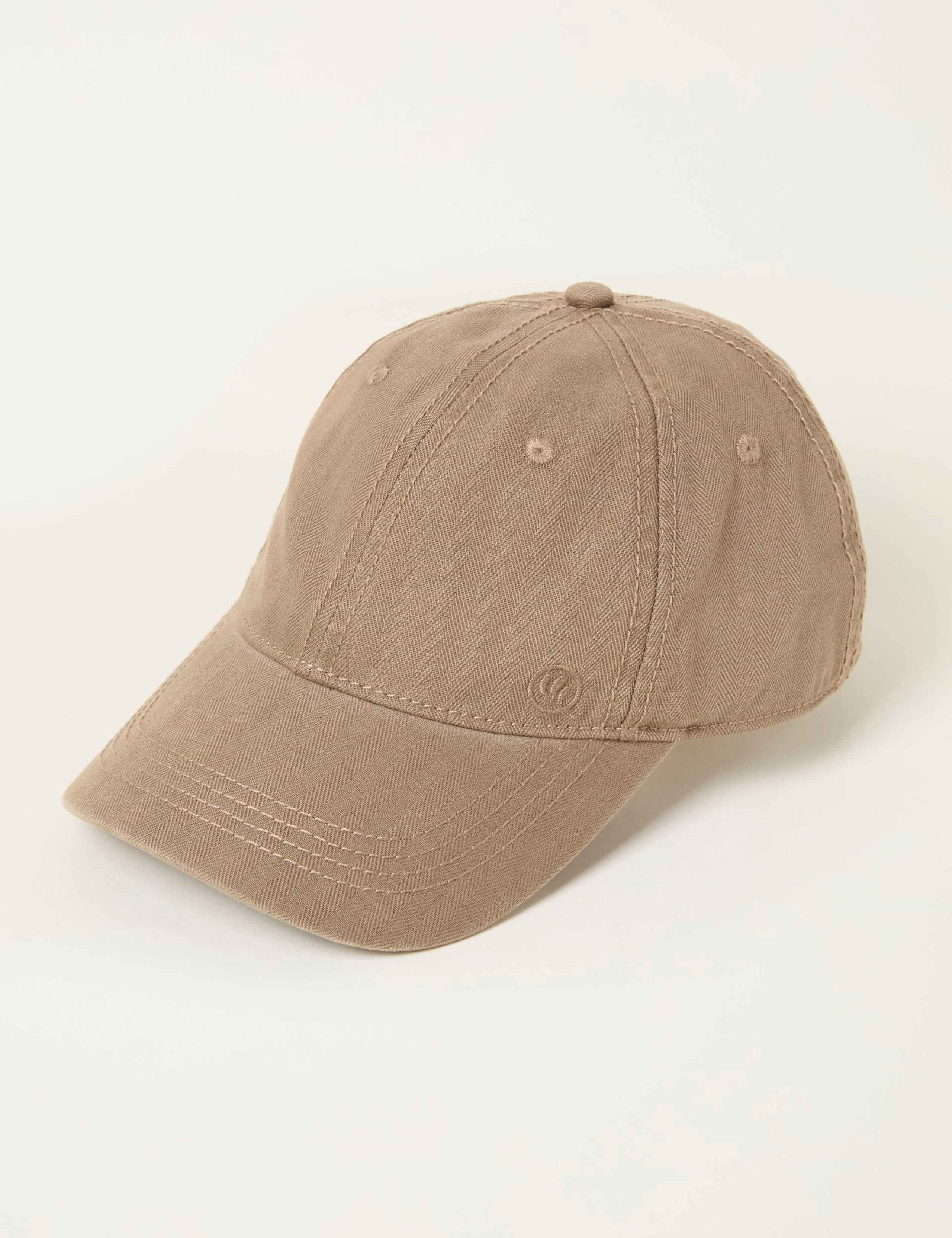 Pure Cotton Herringbone Baseball Cap 2 of 4