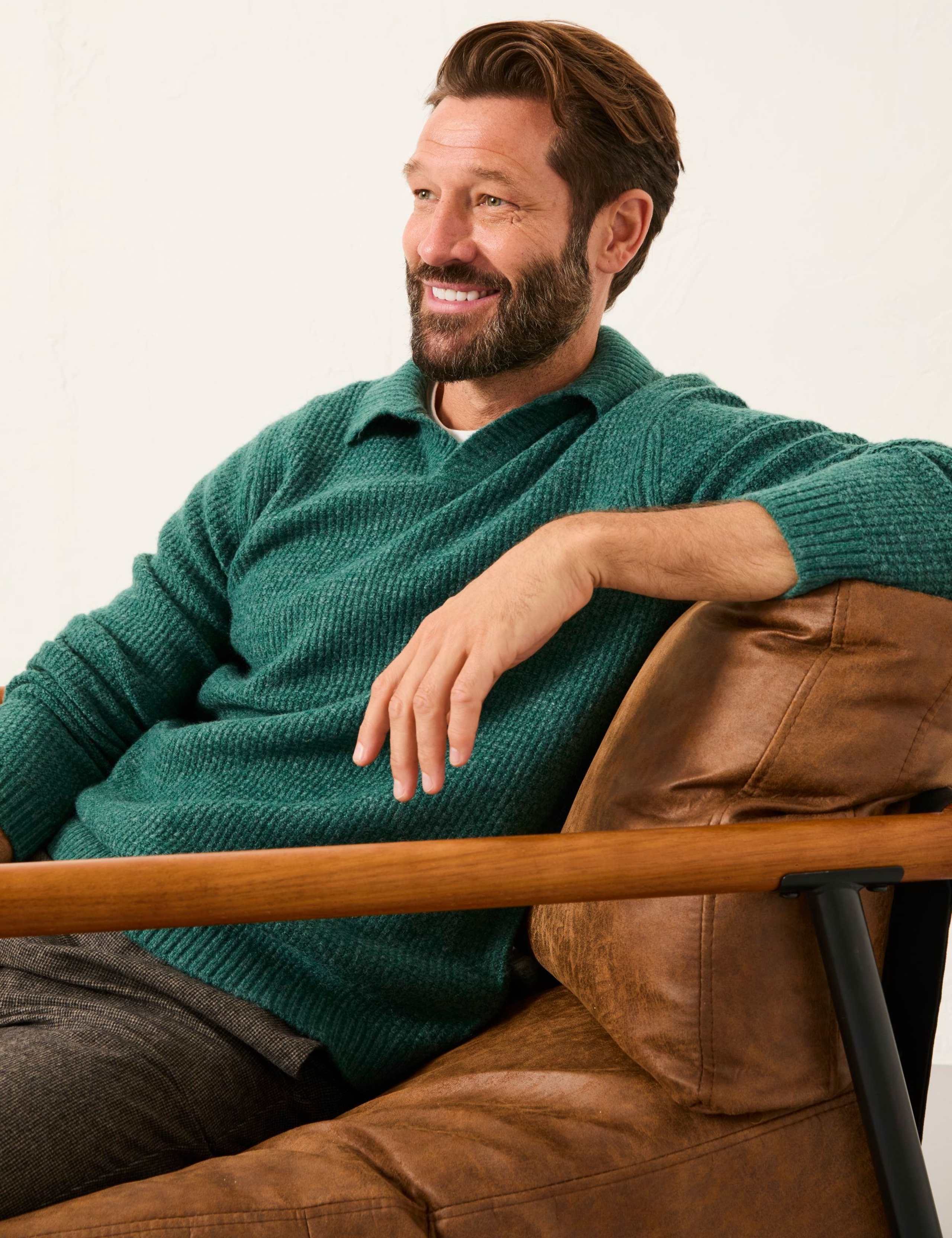 Textured Collared Neck Jumper 5 of 5