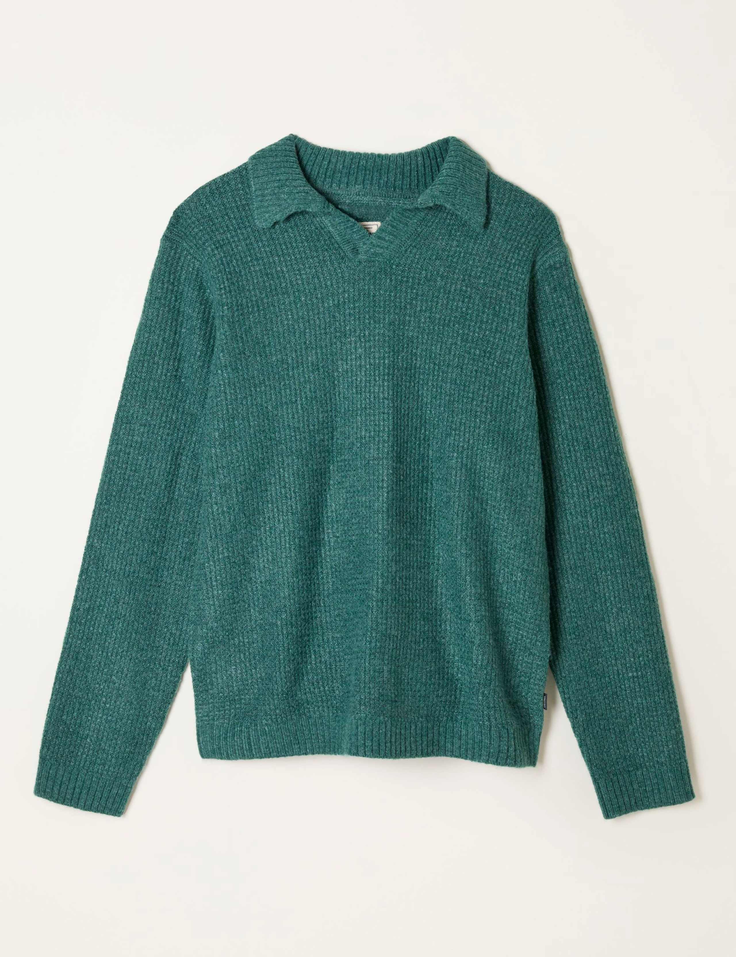 Textured Collared Neck Jumper 2 of 5