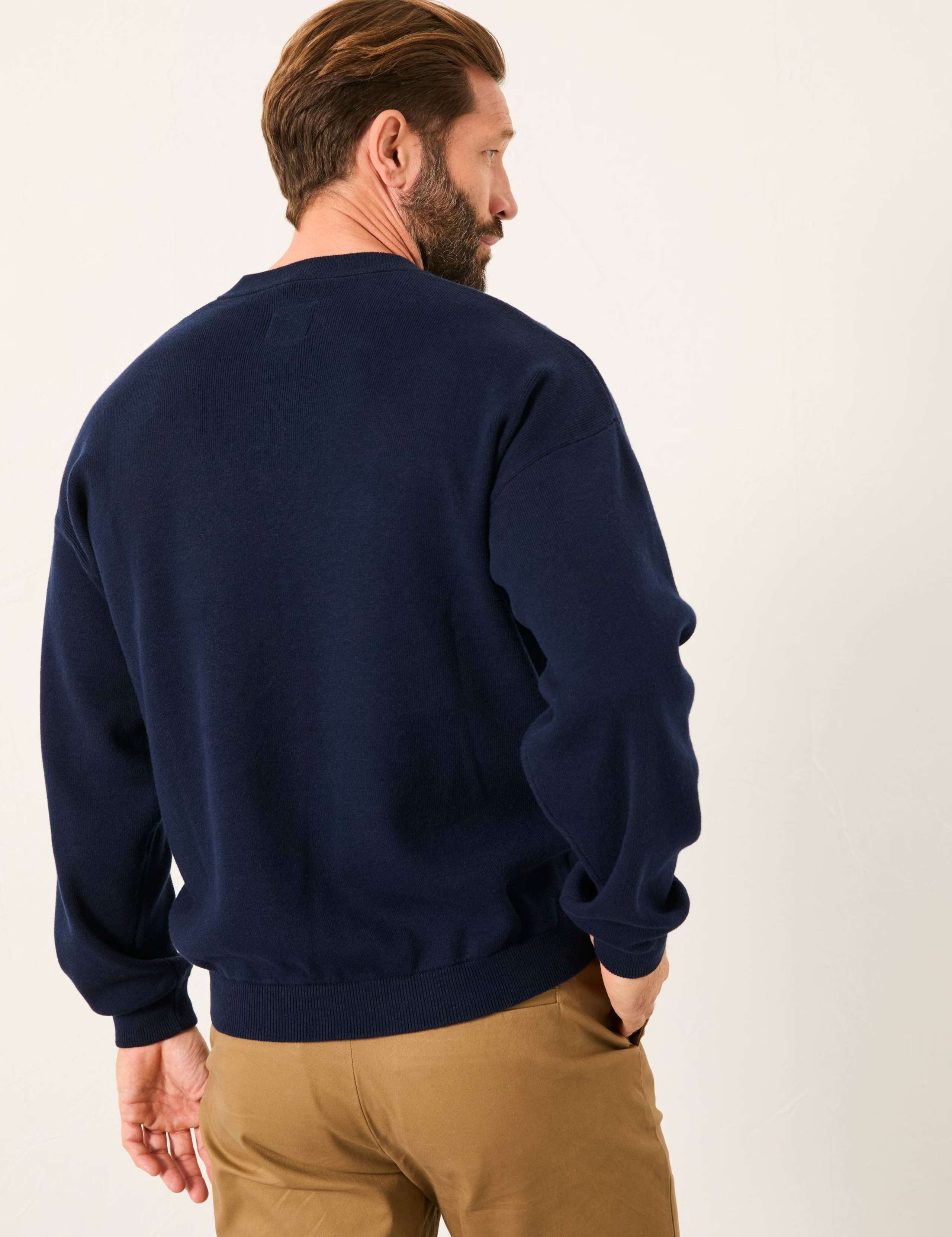 Cotton Rich Crew Neck Henley Top 4 of 5