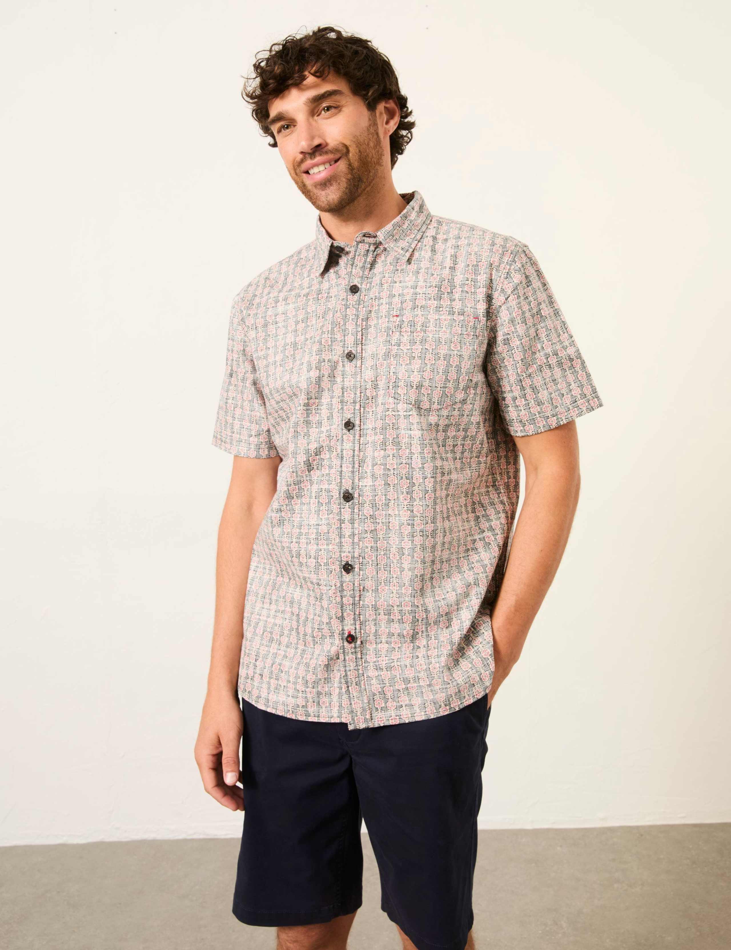 Regular Fit Pure Cotton Floral Shirt 4 of 6