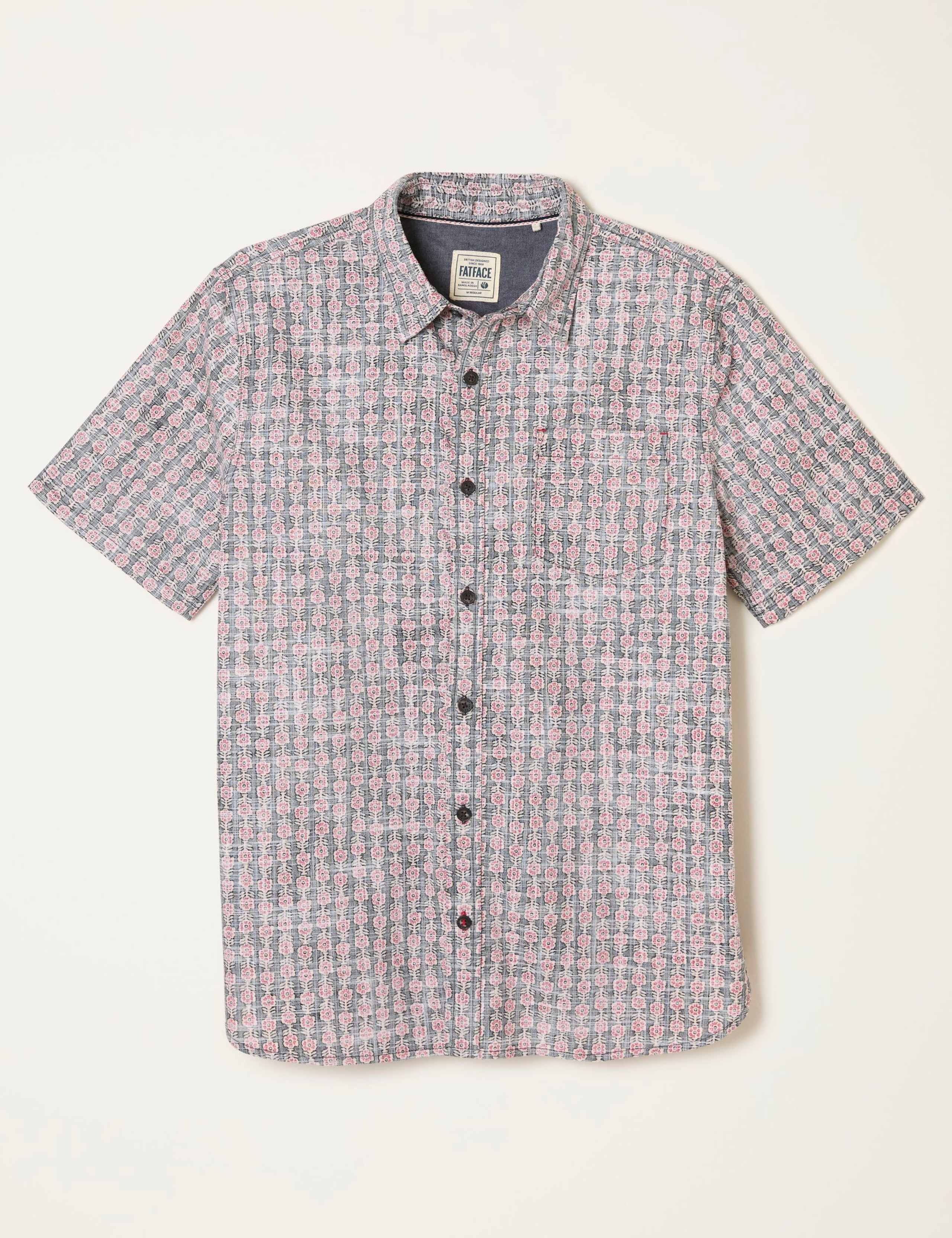 Regular Fit Pure Cotton Floral Shirt 2 of 6