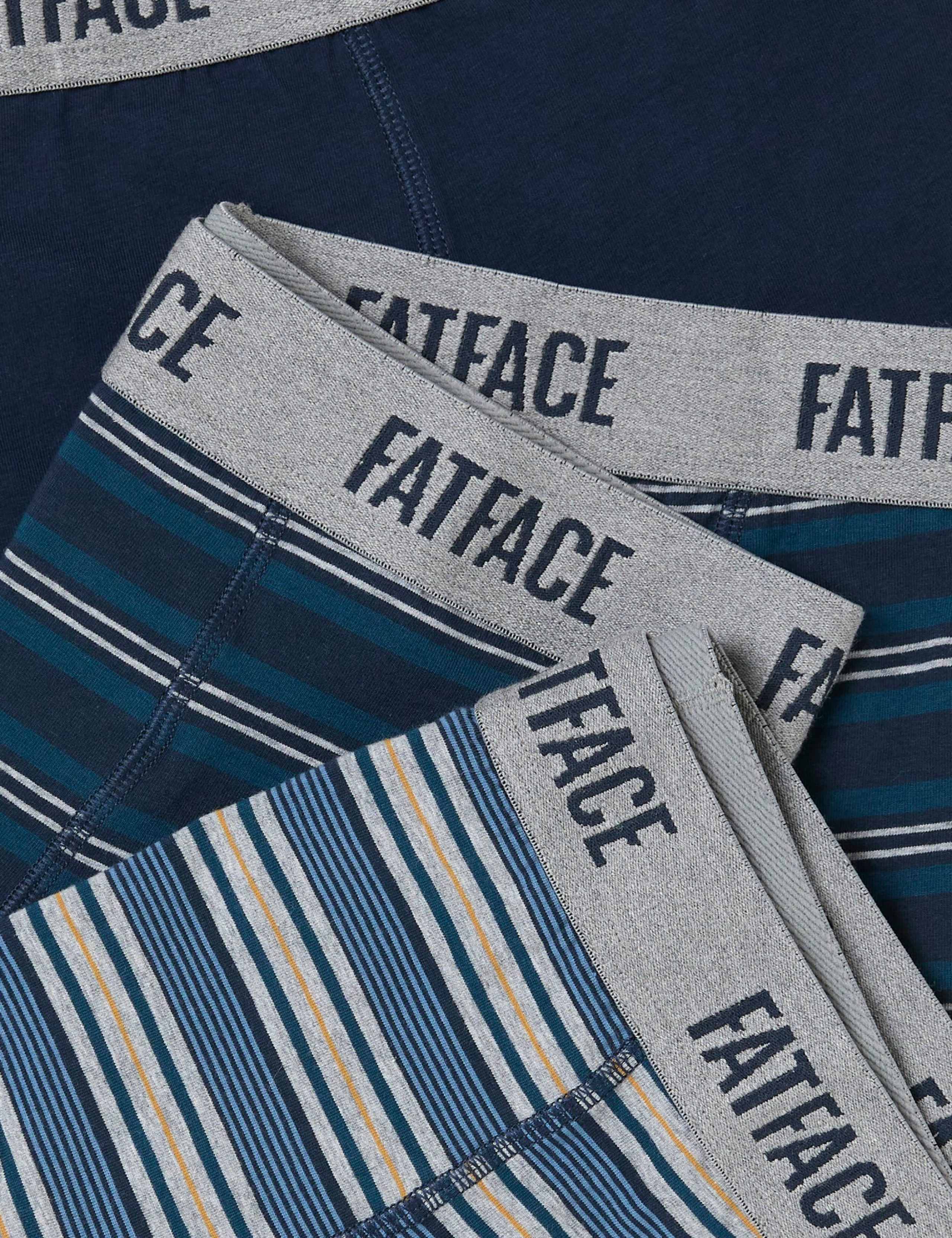 3 Pack Cotton Rich Striped Boxers 2 of 2