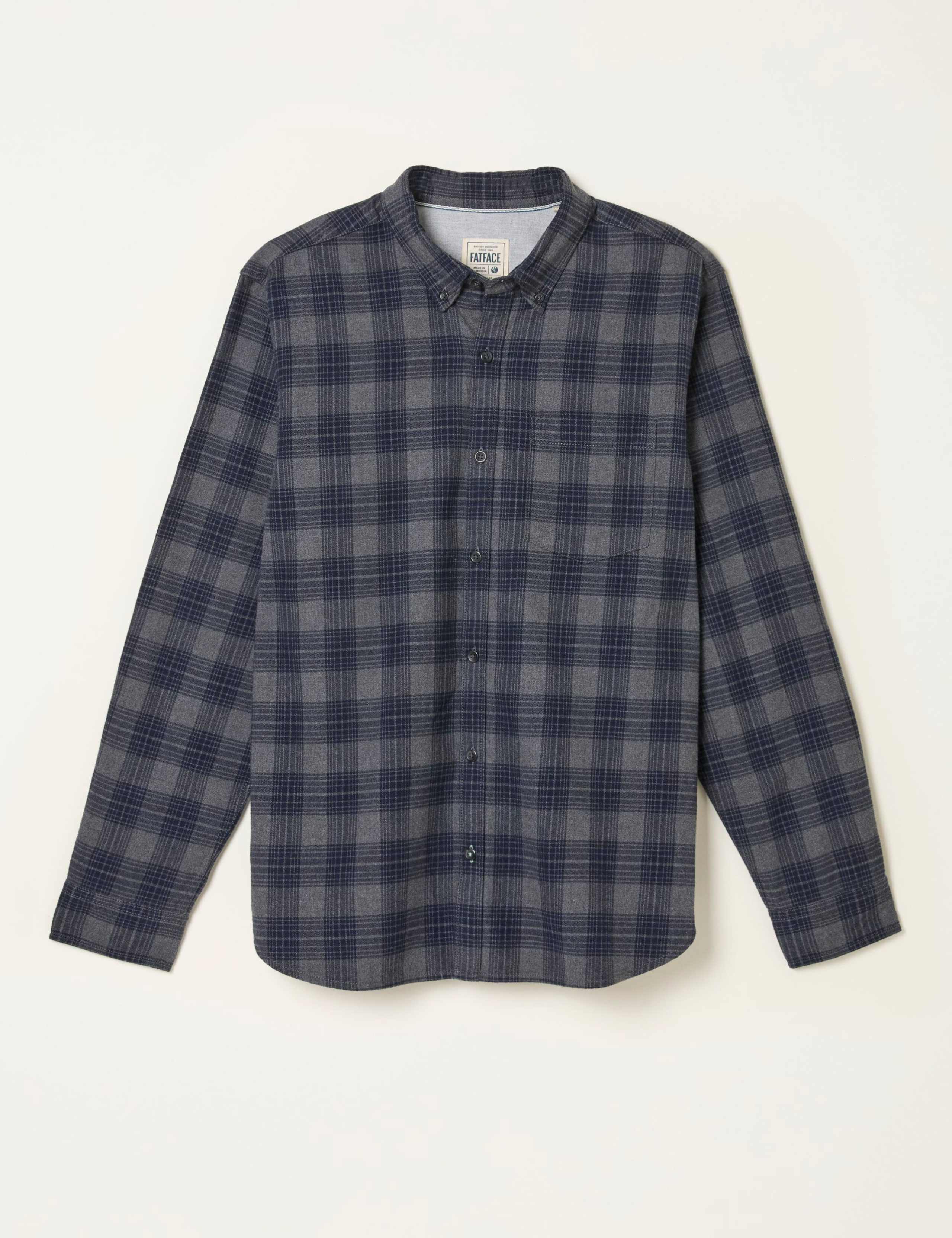 Regular Fit Pure Cotton Checked Shirt 2 of 5