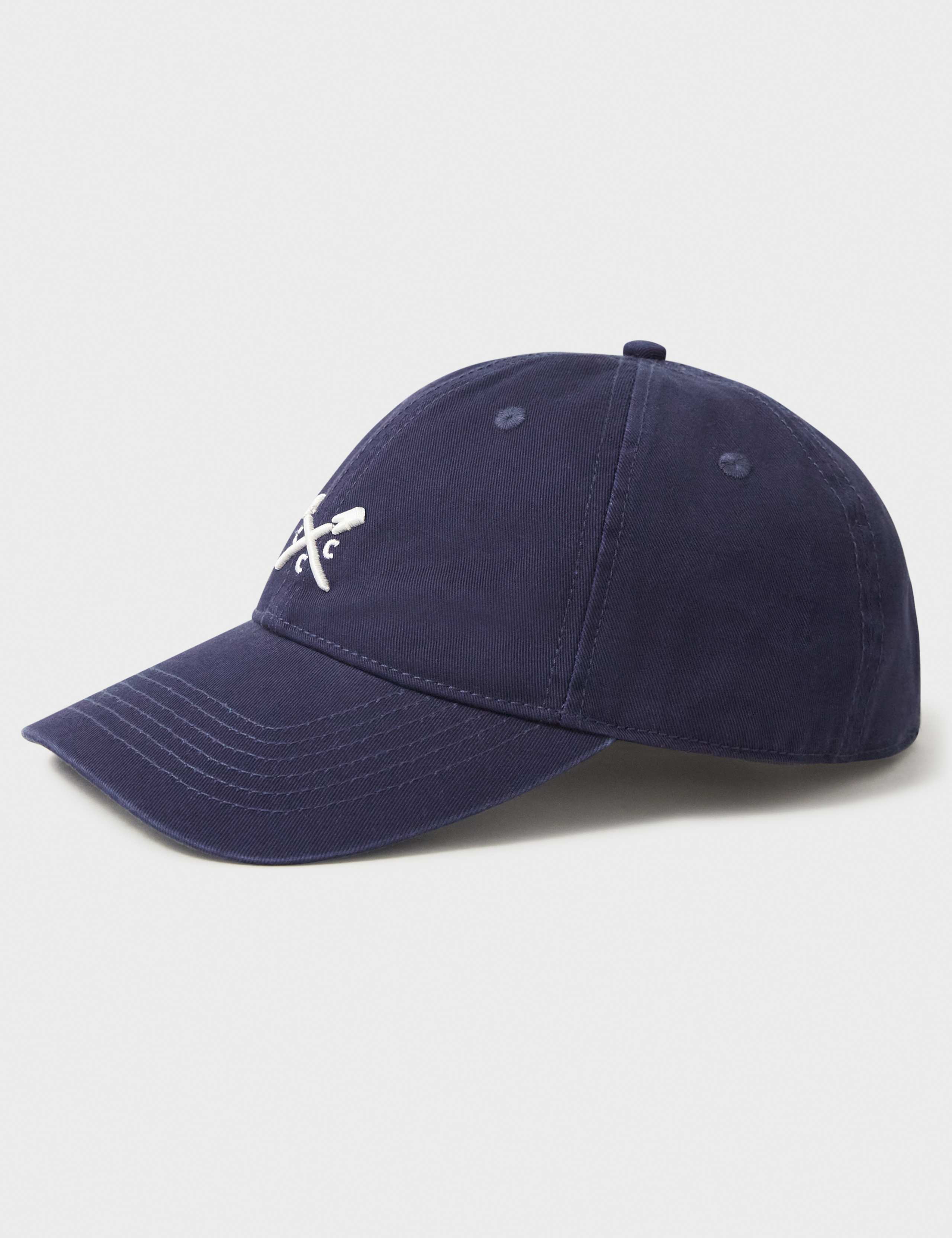Pure Cotton Embroidered Baseball Cap 1 of 3