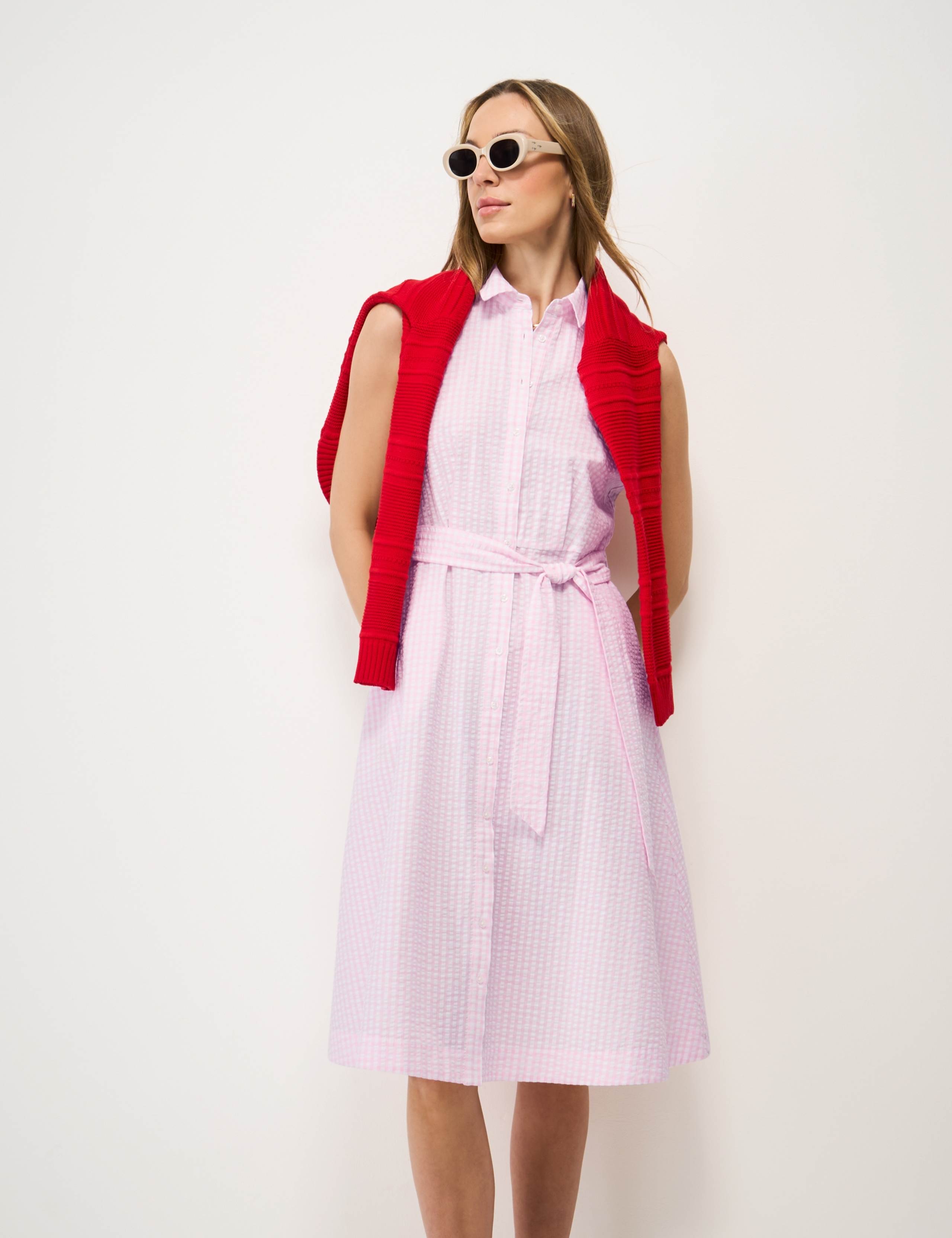 Pure Cotton Midi Shirt Dress 5 of 5