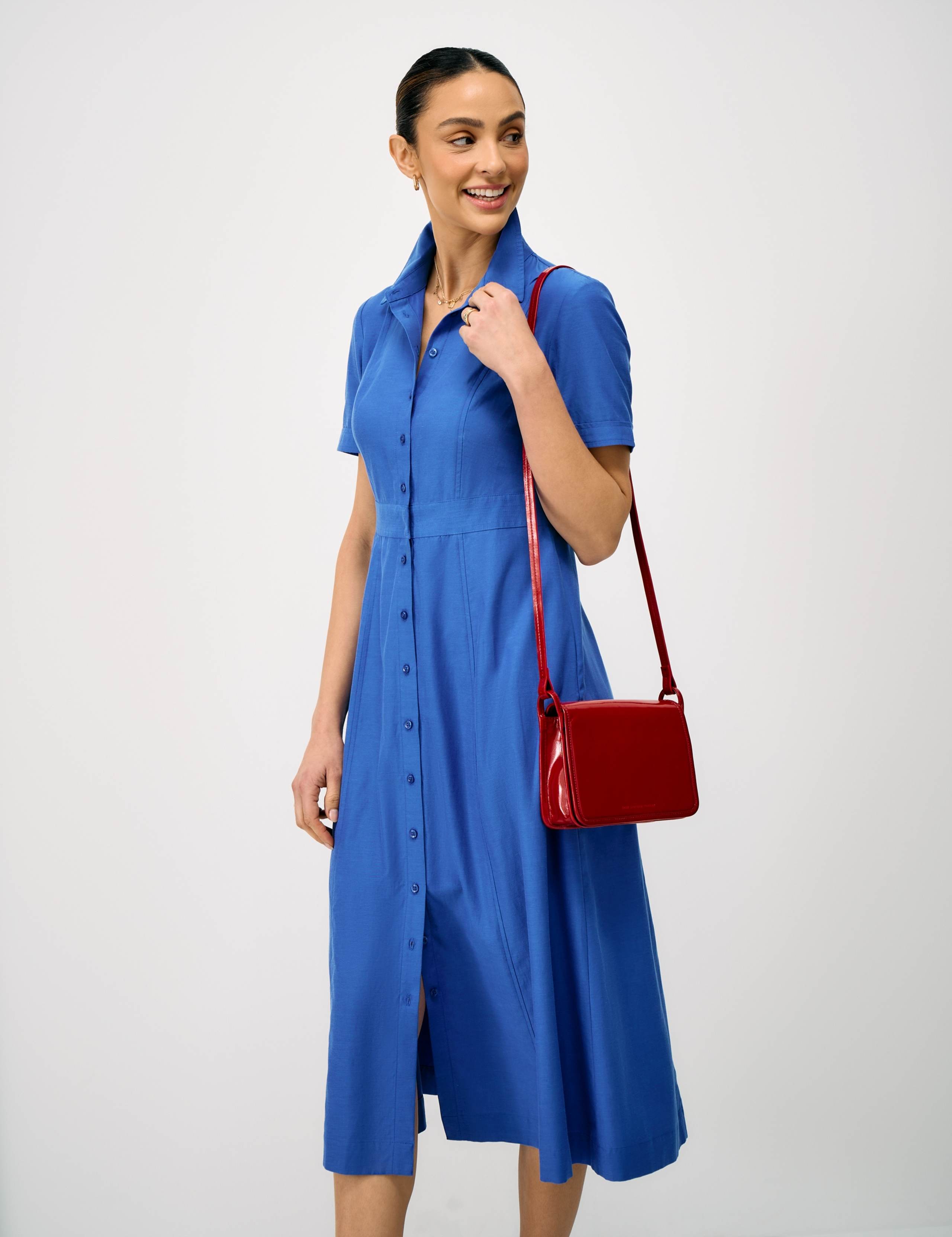 Lyocell Rich Midi Shirt Dress 5 of 5