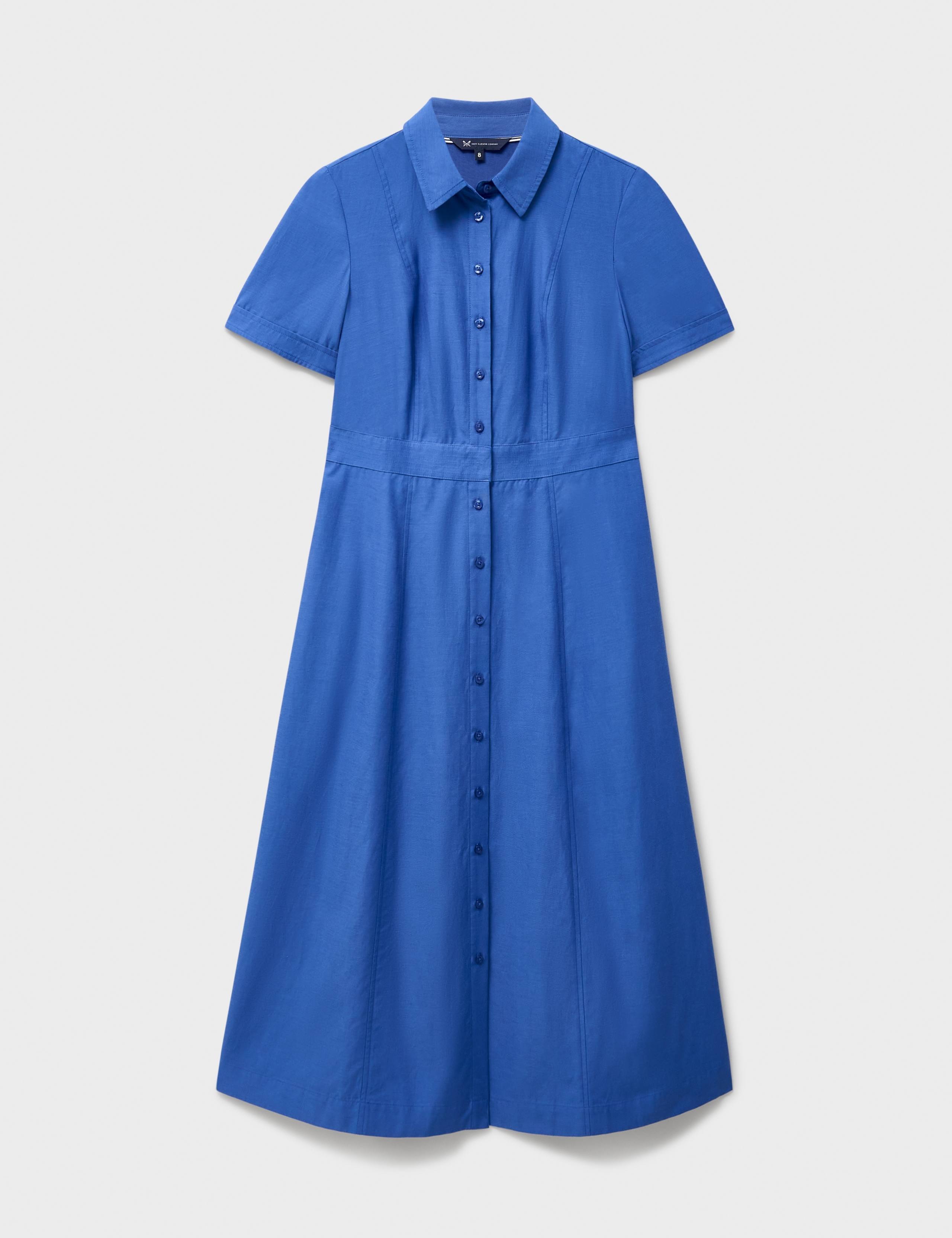 Lyocell Rich Midi Shirt Dress 2 of 5