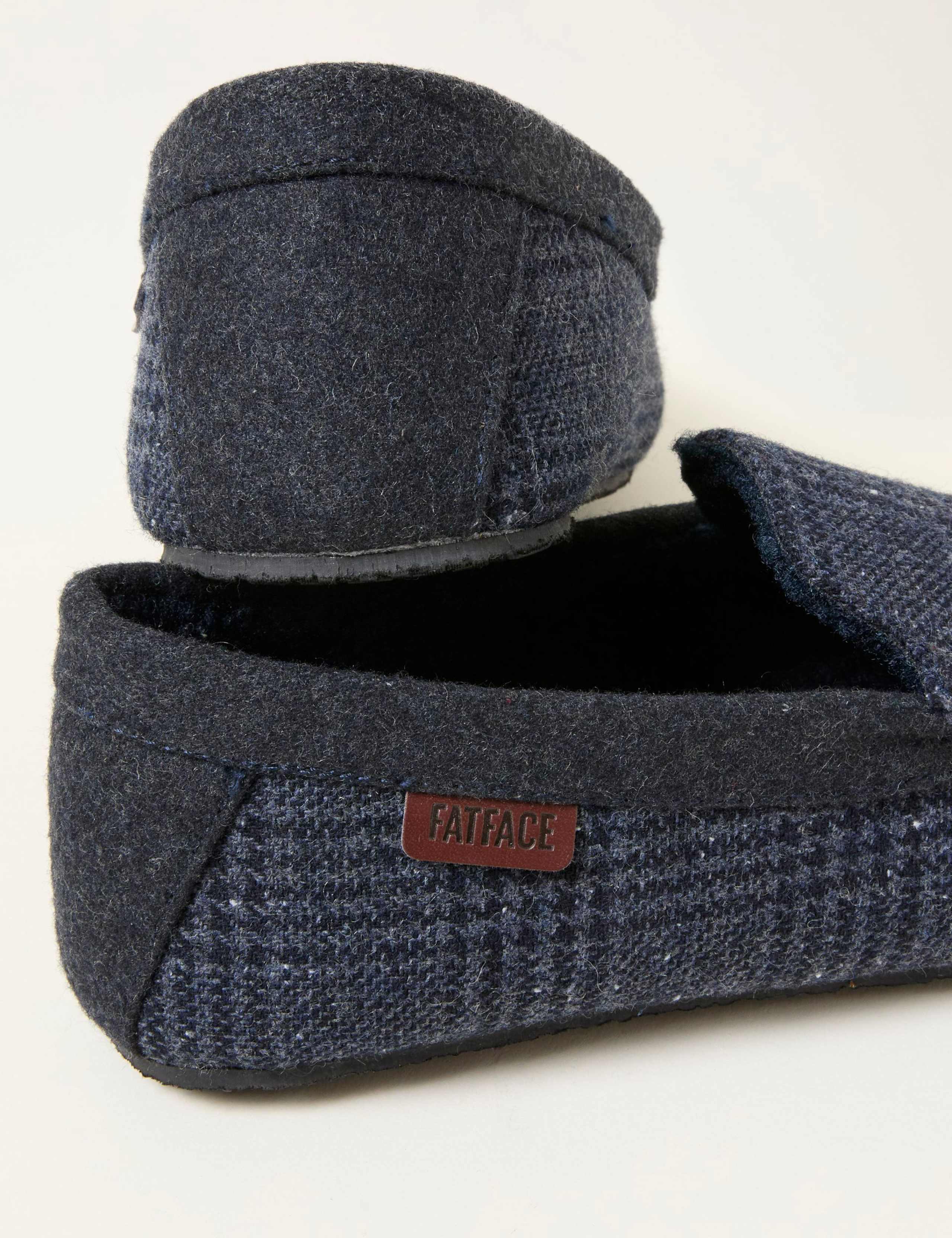 Checked Moccasin Slippers 3 of 3
