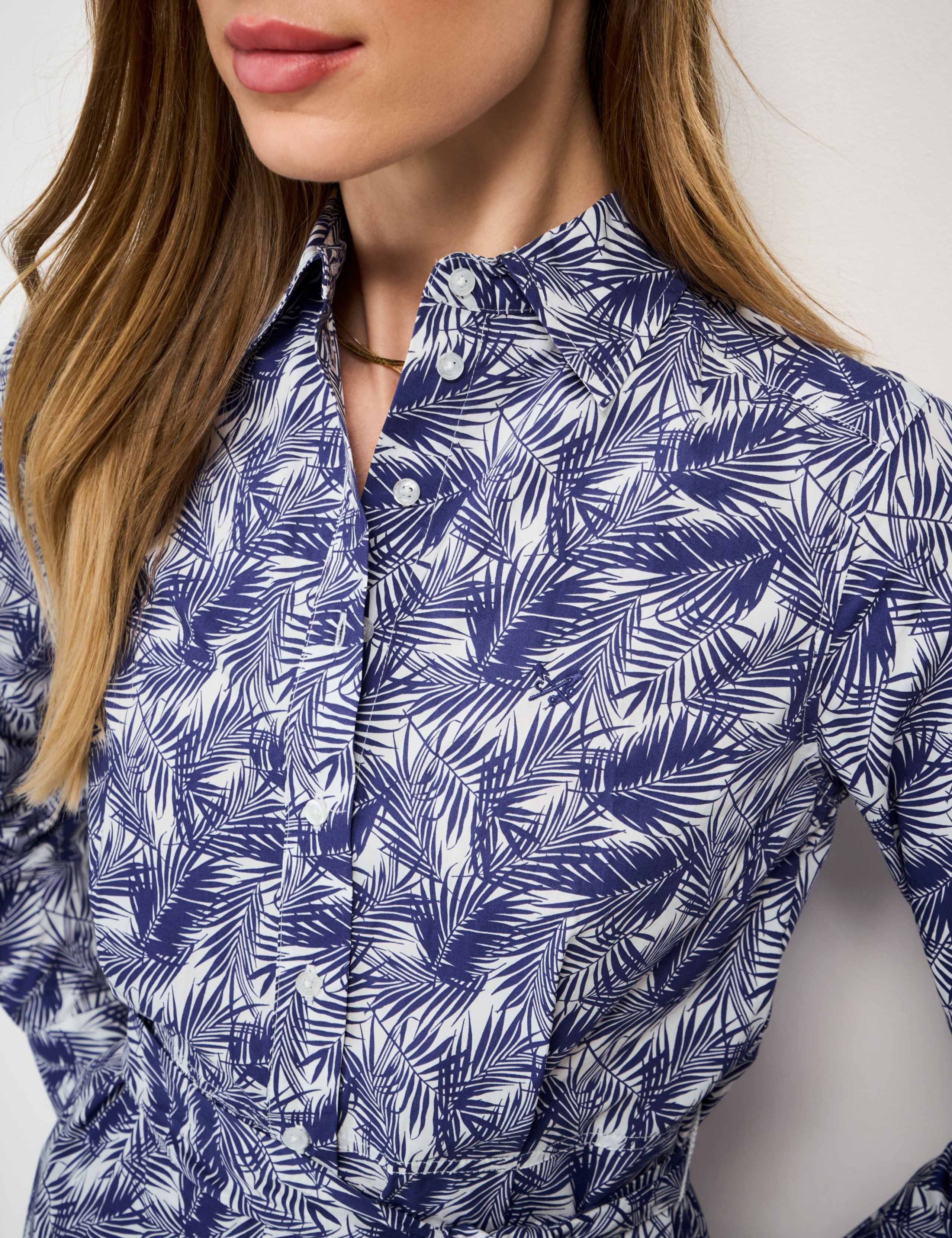 Pure Cotton Printed Mini Shirt Dress 4 of 6