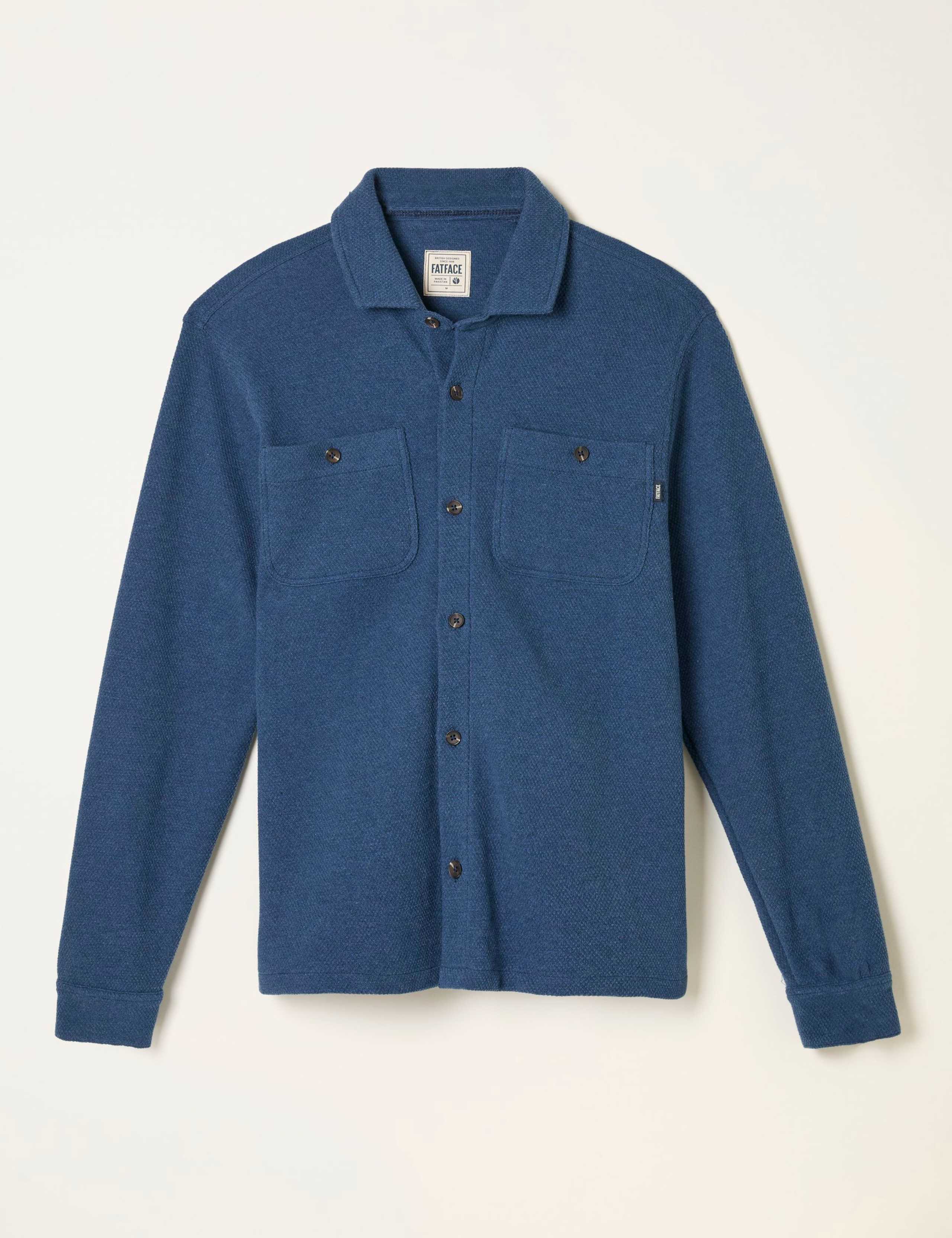 Pure Cotton Waffle Oxford Shirt 2 of 4