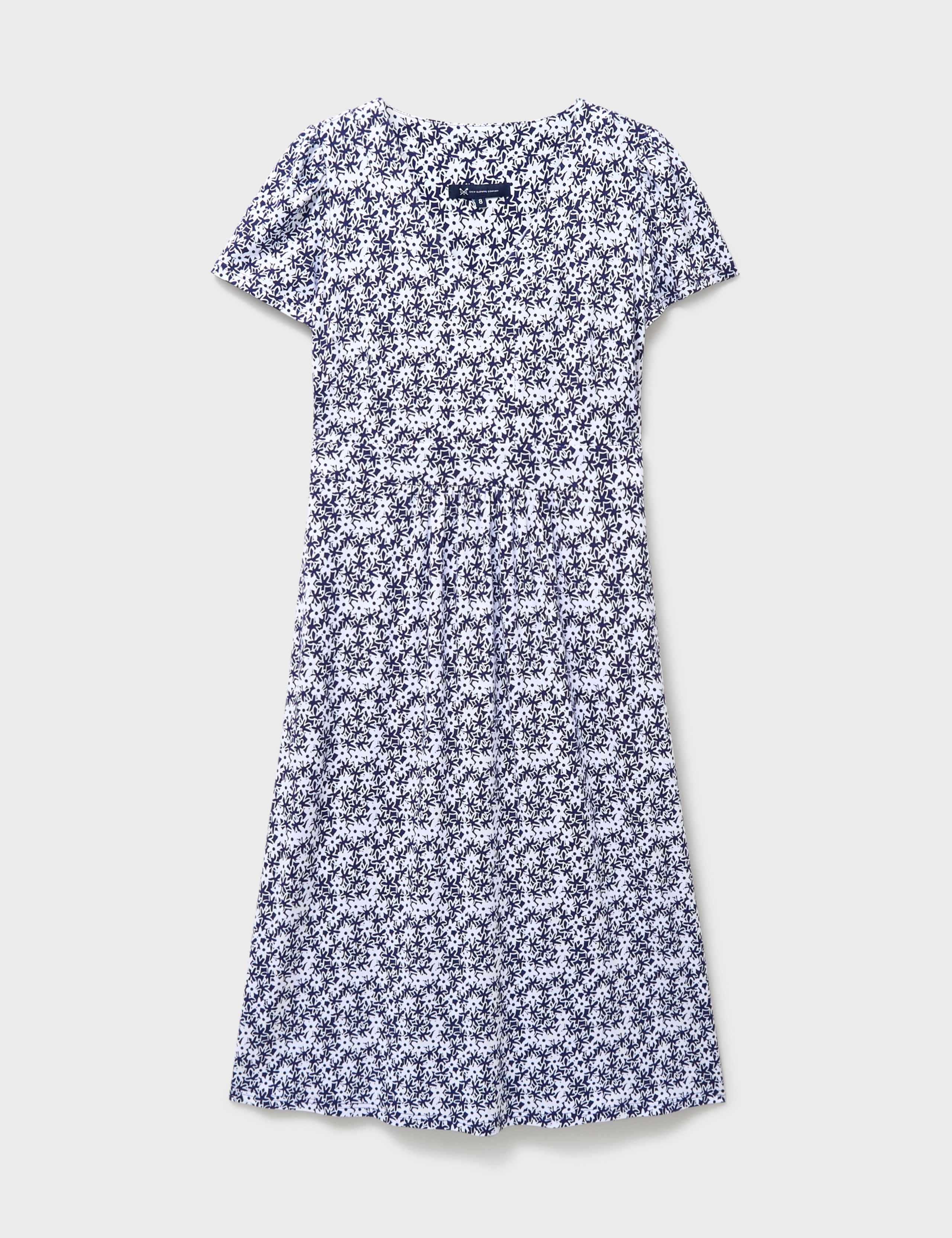 Jersey Floral Midi Tea Dress 2 of 5