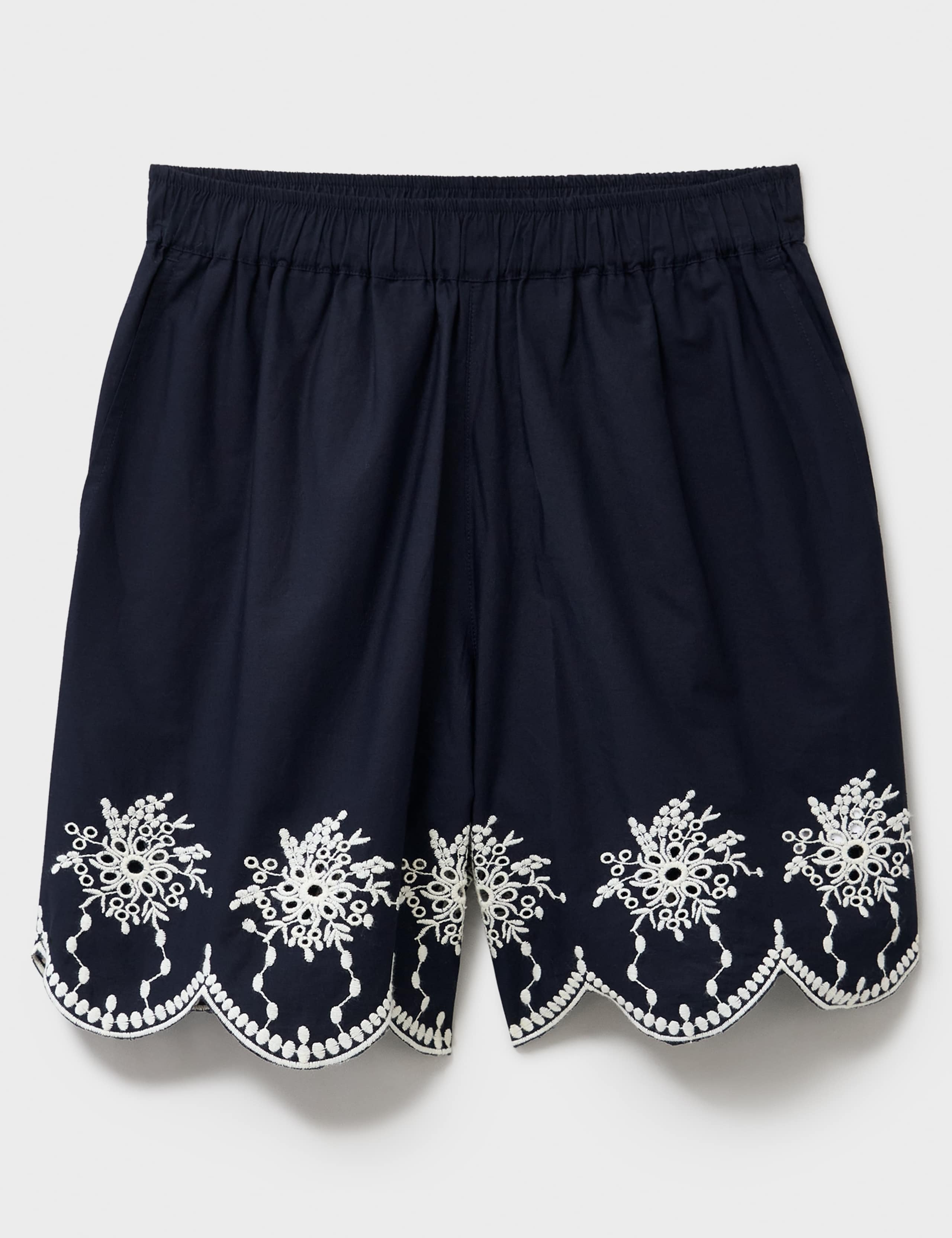 Pure Cotton Broderie Shorts 2 of 6