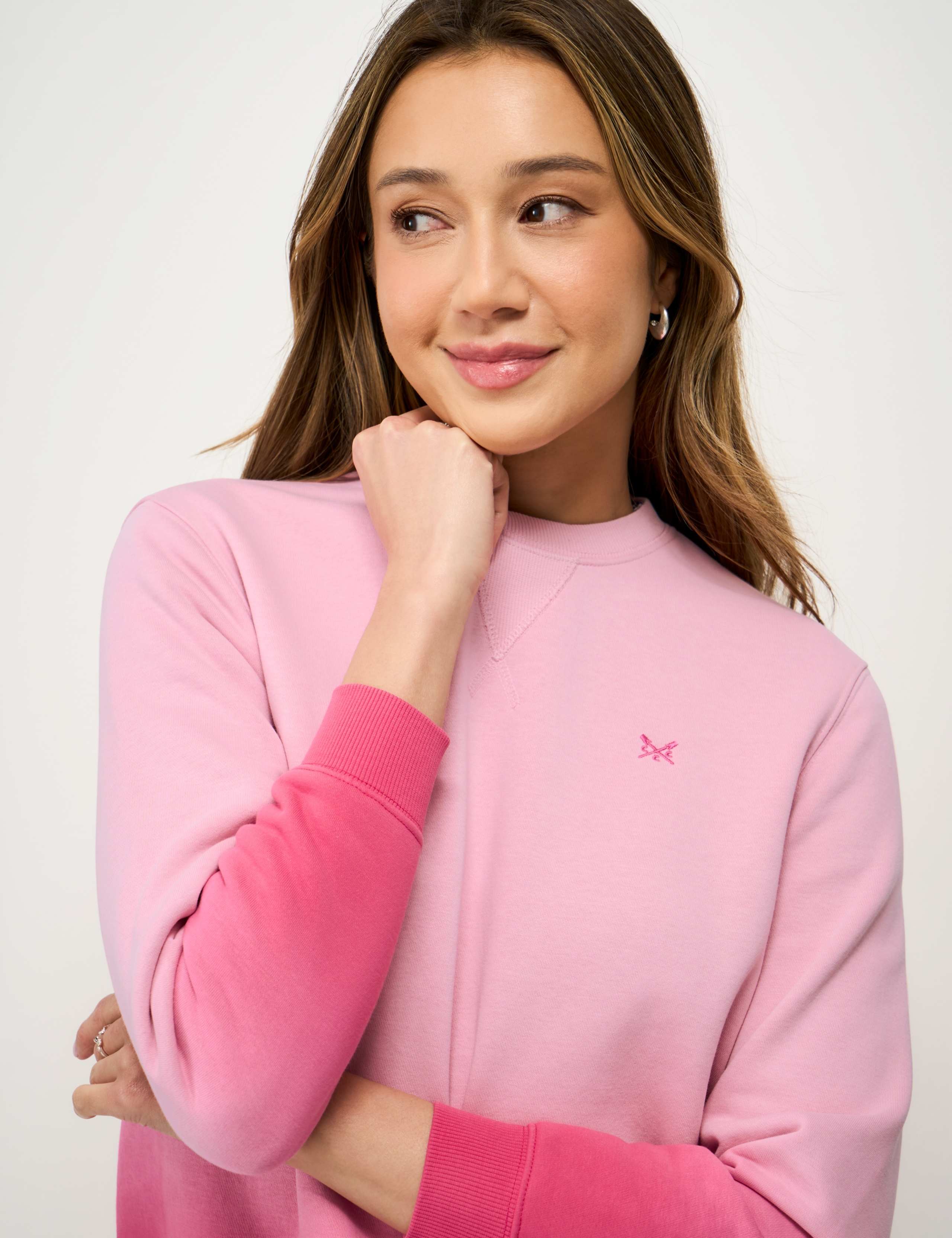 Cotton Rich Brushed Back Ombre Sweatshirt 5 of 5