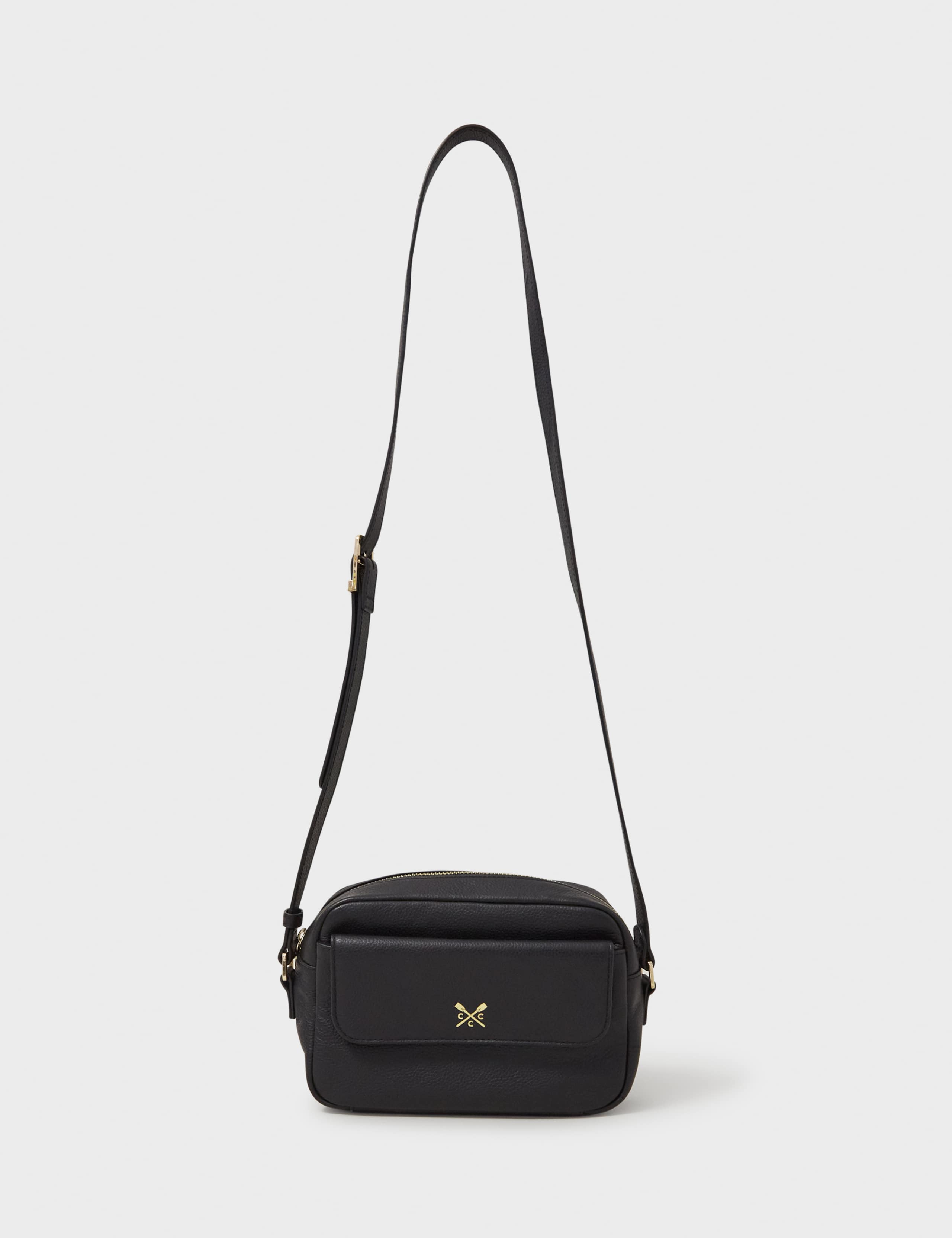 Leather Cross Body Camera Bag 1 of 4