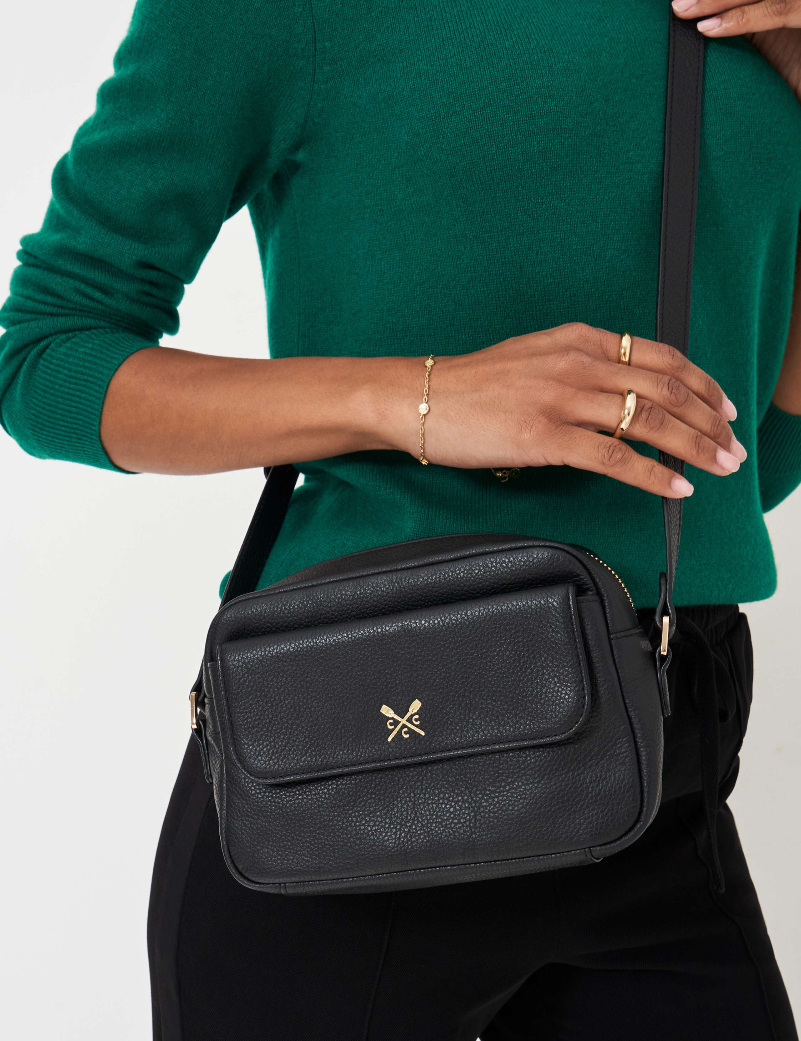 Leather Cross Body Camera Bag 3 of 4