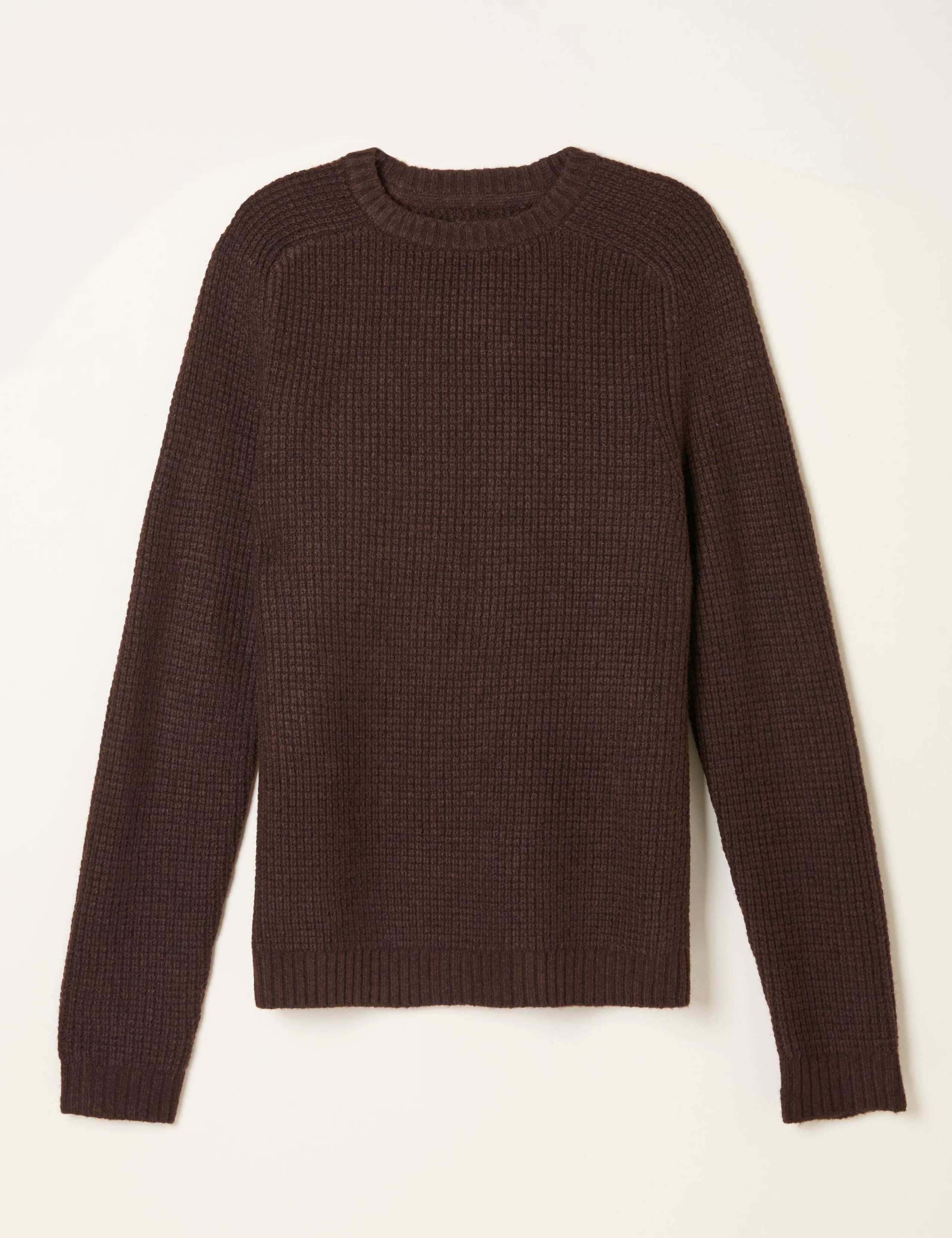 Knitted Textured Crew Neck Jumper 2 of 5