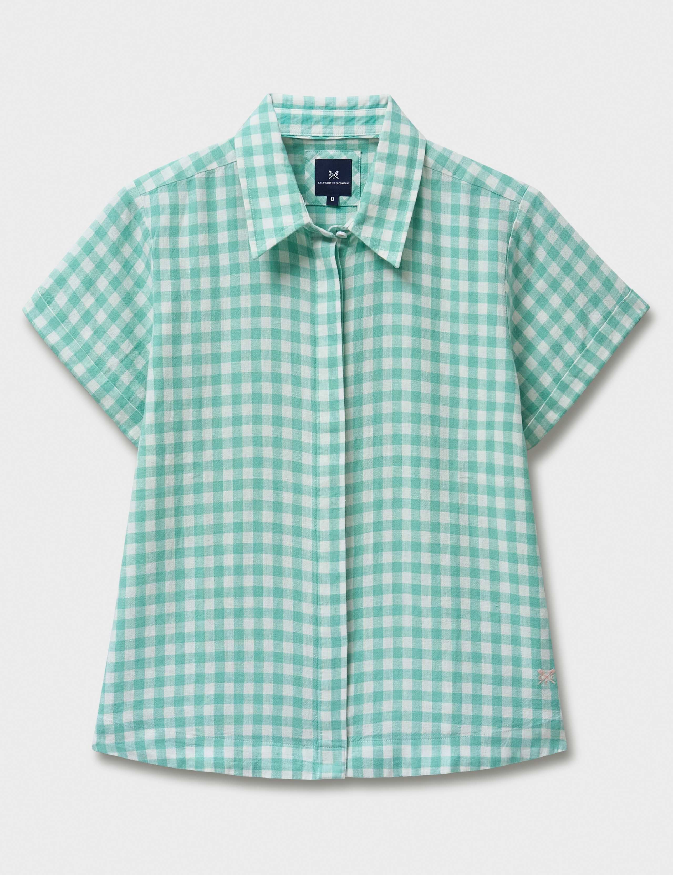 Linen Rich Checked Relaxed Shirt 2 of 5